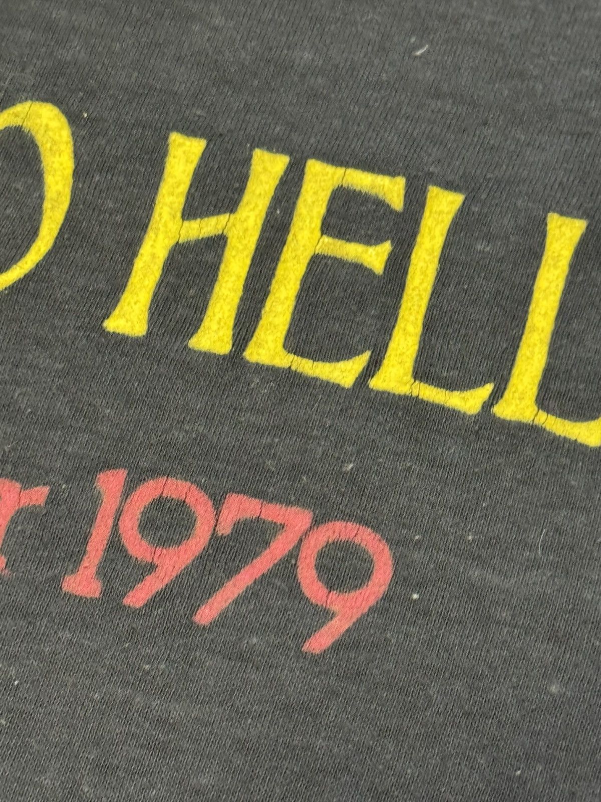 Band Tees Vintage 1979 T Shirt Highway To Hell European Tour T Shirt Size US M / EU 48-50 / 2 - 21 Thumbnail