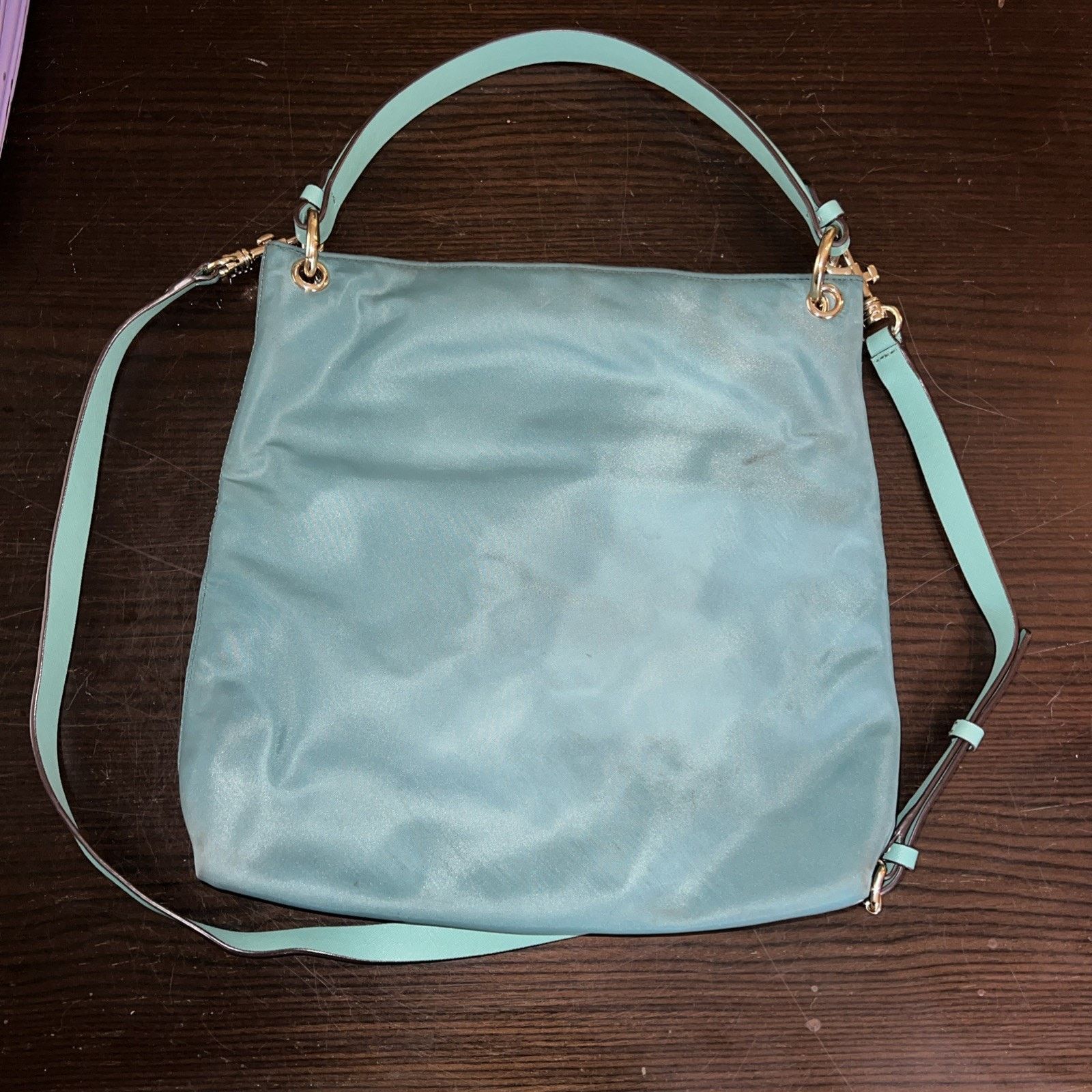 Henri Bendel Henri Bendel Jetsetter Crossbody Shoulder Bag Teal 13x13 Size ONE SIZE - 3 Thumbnail