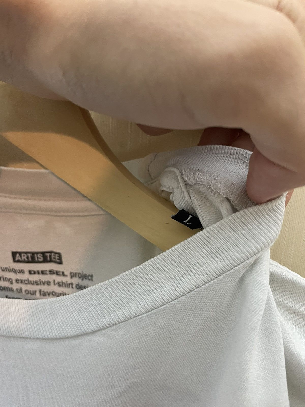 Designer × Vintage Diesel art y2k streetwear T shirt Size US L / EU 52-54 / 3 - 10 Thumbnail