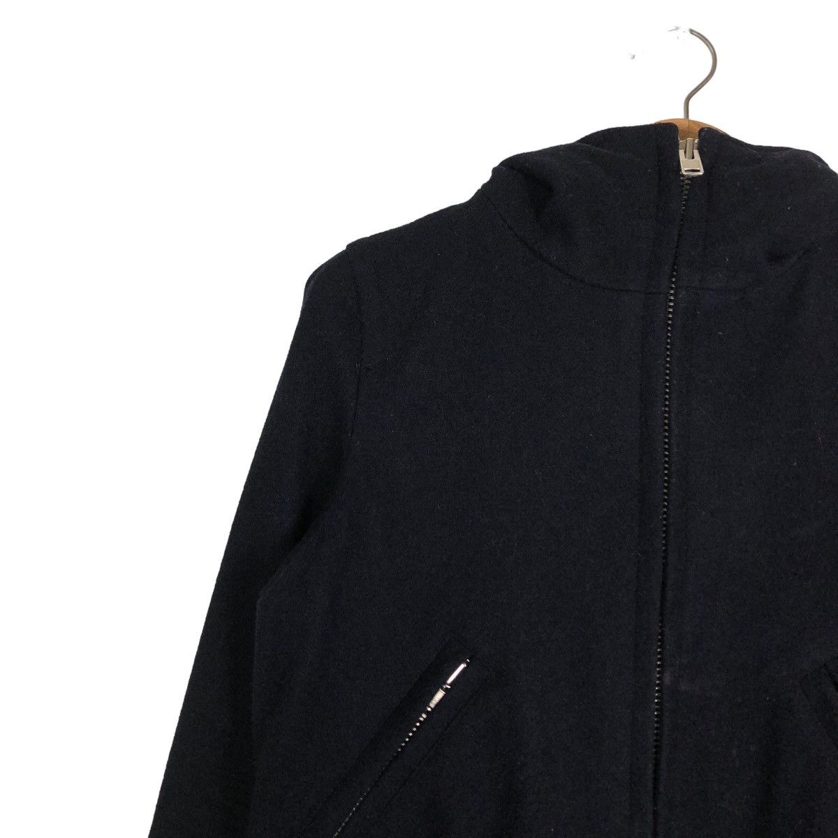 Issey Miyake 🔥Cropped Wool Biker Jacket Sunaokuwahara Issey Miyake Size US M / EU 48-50 / 2 - 7 Thumbnail