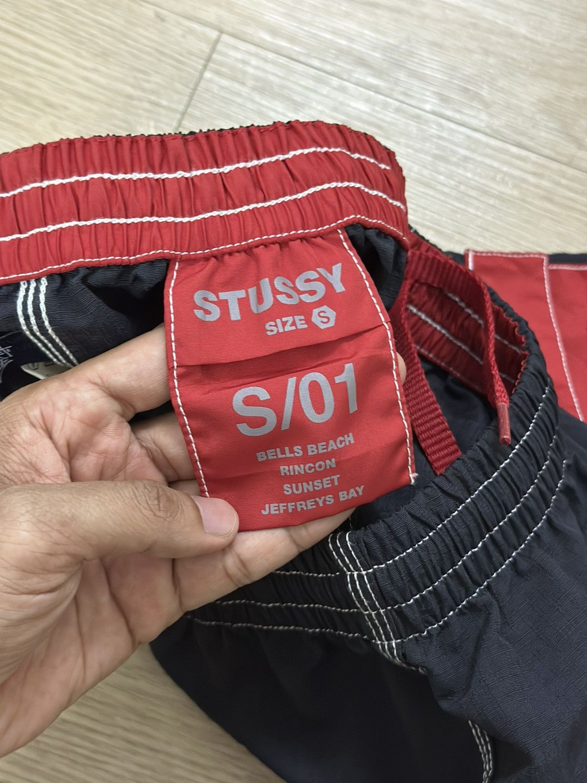Stussy × Vintage Rare And Beautiful Vintage Stussy Cargo Pocket Shorts Size US 32 / EU 48 - 9 Thumbnail