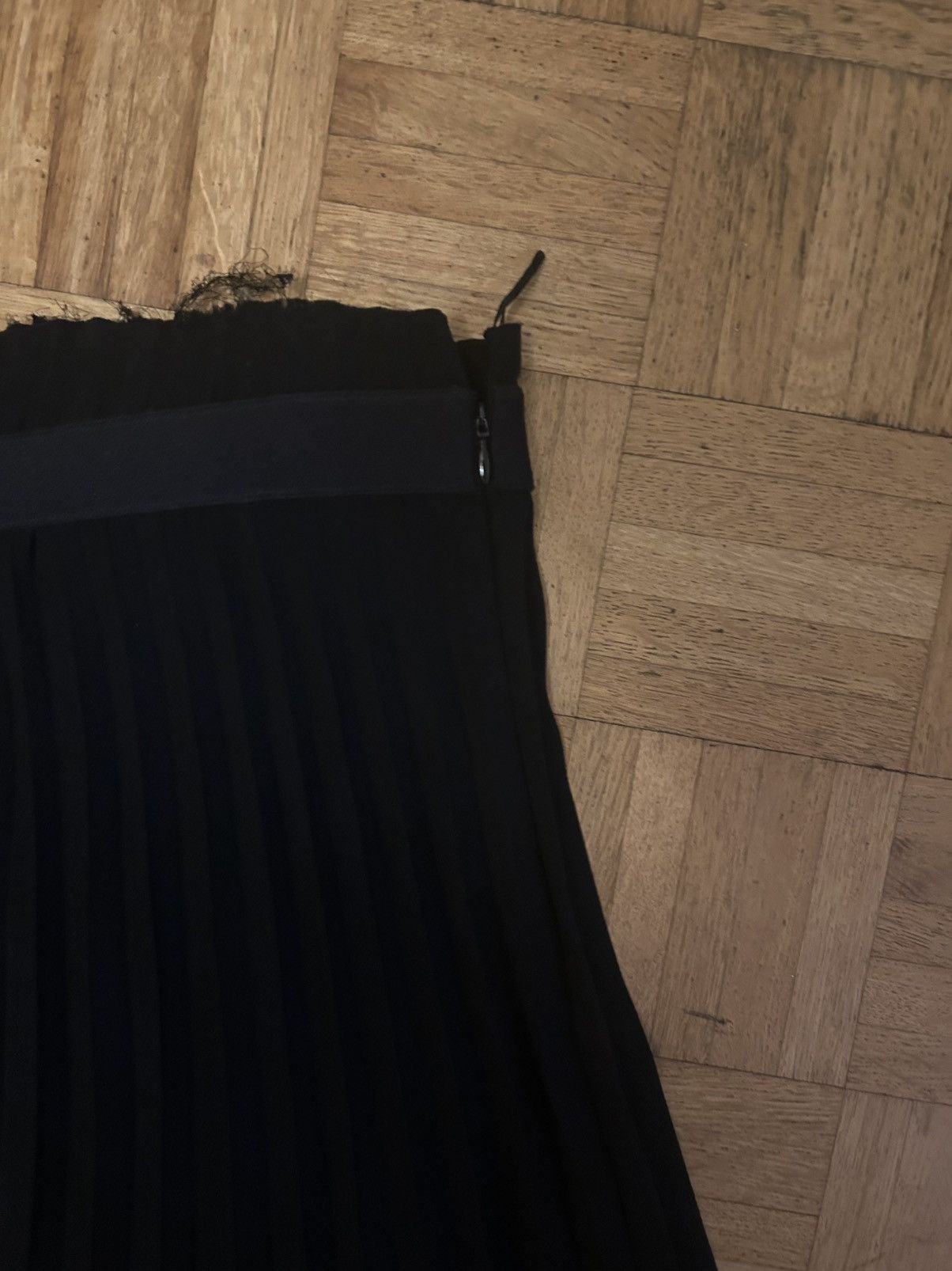 Balenciaga Balenciaga black Asymmetrical Pleated Skirt Size 26" / US 2 / IT 38 - 5 Thumbnail