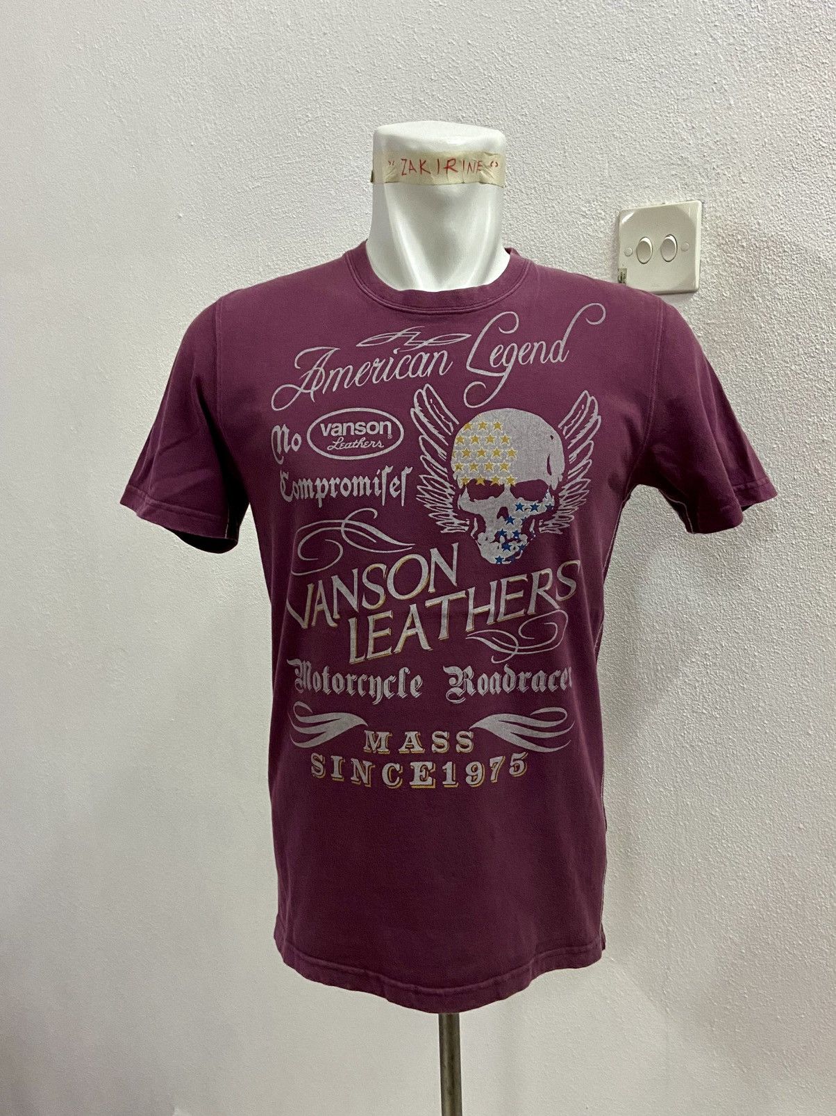 Vanson Leathers Vanson Leathers graphic t-shir Size US S / EU 44-46 / 1 - 1 Thumbnail