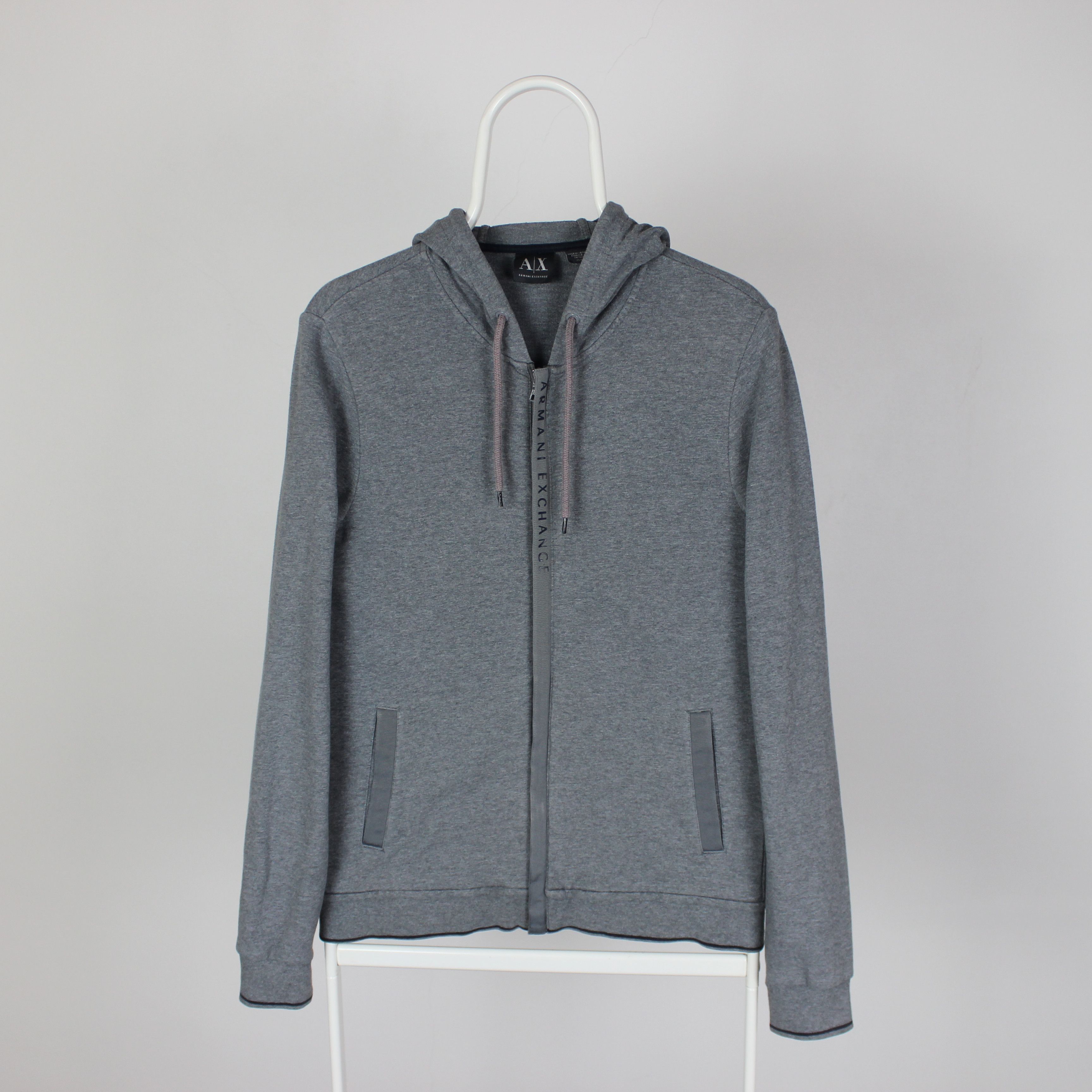 Armani Exchange Armani Exchange AX men full zip hoodie men XS gray Size US XS / EU 42 / 0 - 2 Thumbnail