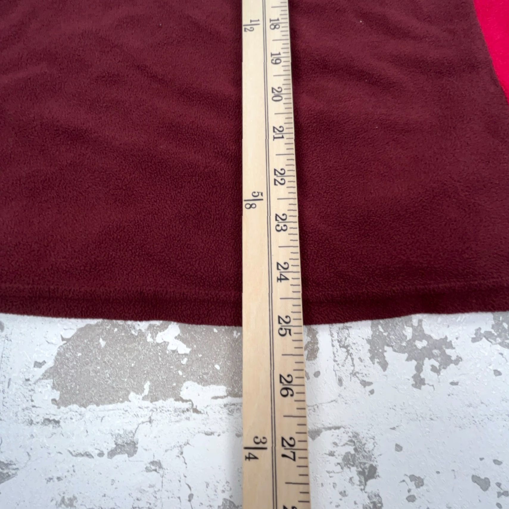 Pinko Columbia Sweater Women XL Maroon Pink Pullover 1/4 Zip Fleece Jacket Raglan Sleeve Mock Neck Size XL / US 12-14 / IT 48-50 - 7 Thumbnail