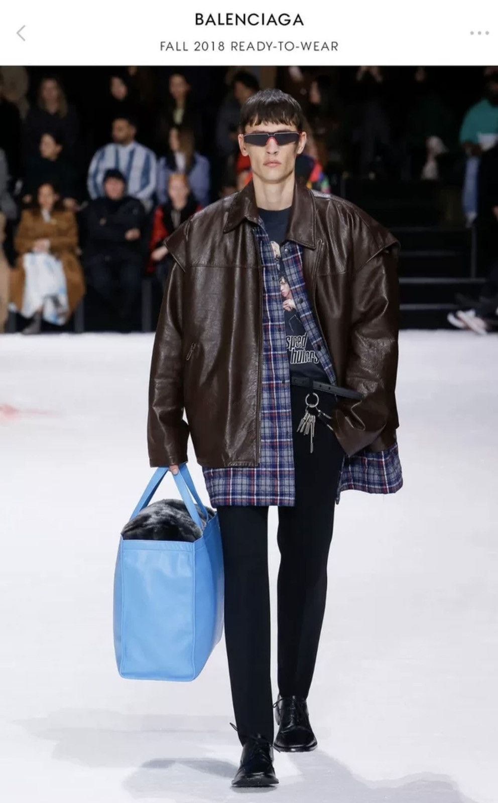 Balenciaga balenciaga 18fw twinset leather jacket Size US S / EU 44-46 / 1 - 7 Thumbnail