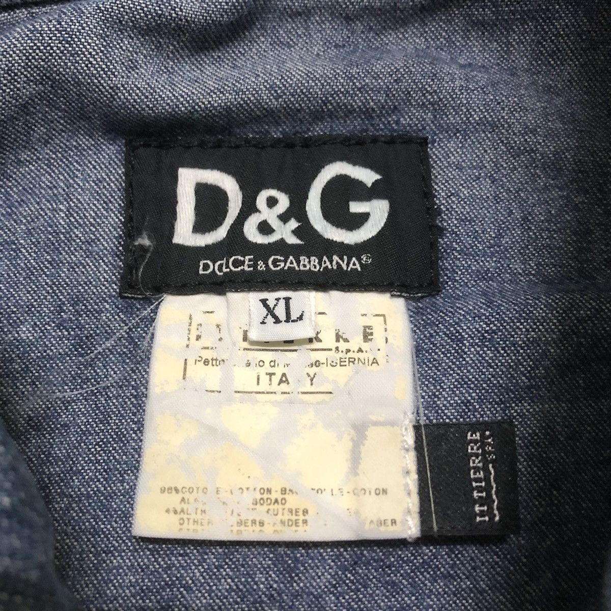 Dolce & Gabbana Rare Distressed Dolce & Gabbana Denim Jacket Size US S / EU 44-46 / 1 - 9 Thumbnail