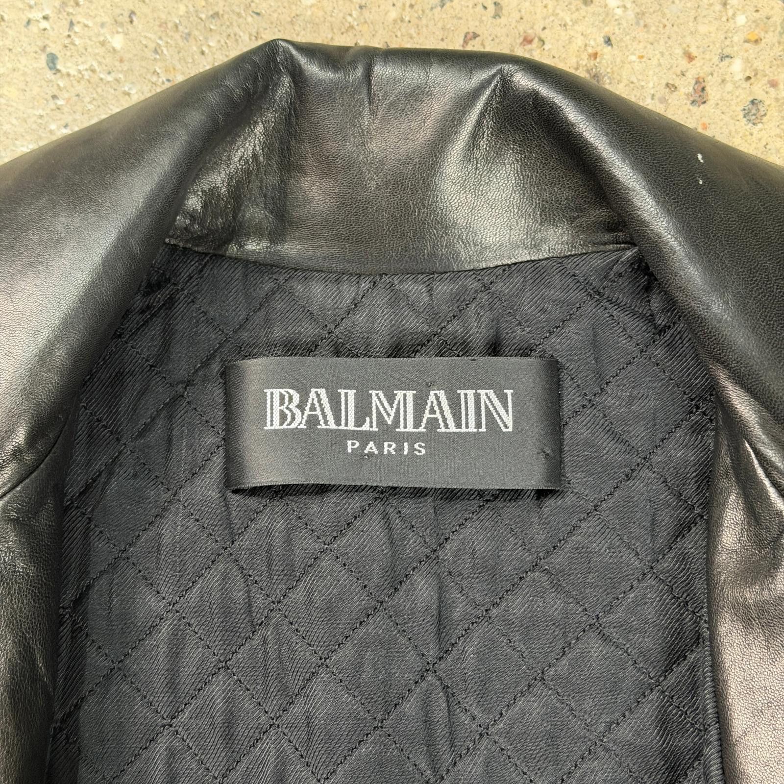 Balmain Balmain Leather Vest Size US M / EU 48-50 / 2 - 5 Thumbnail
