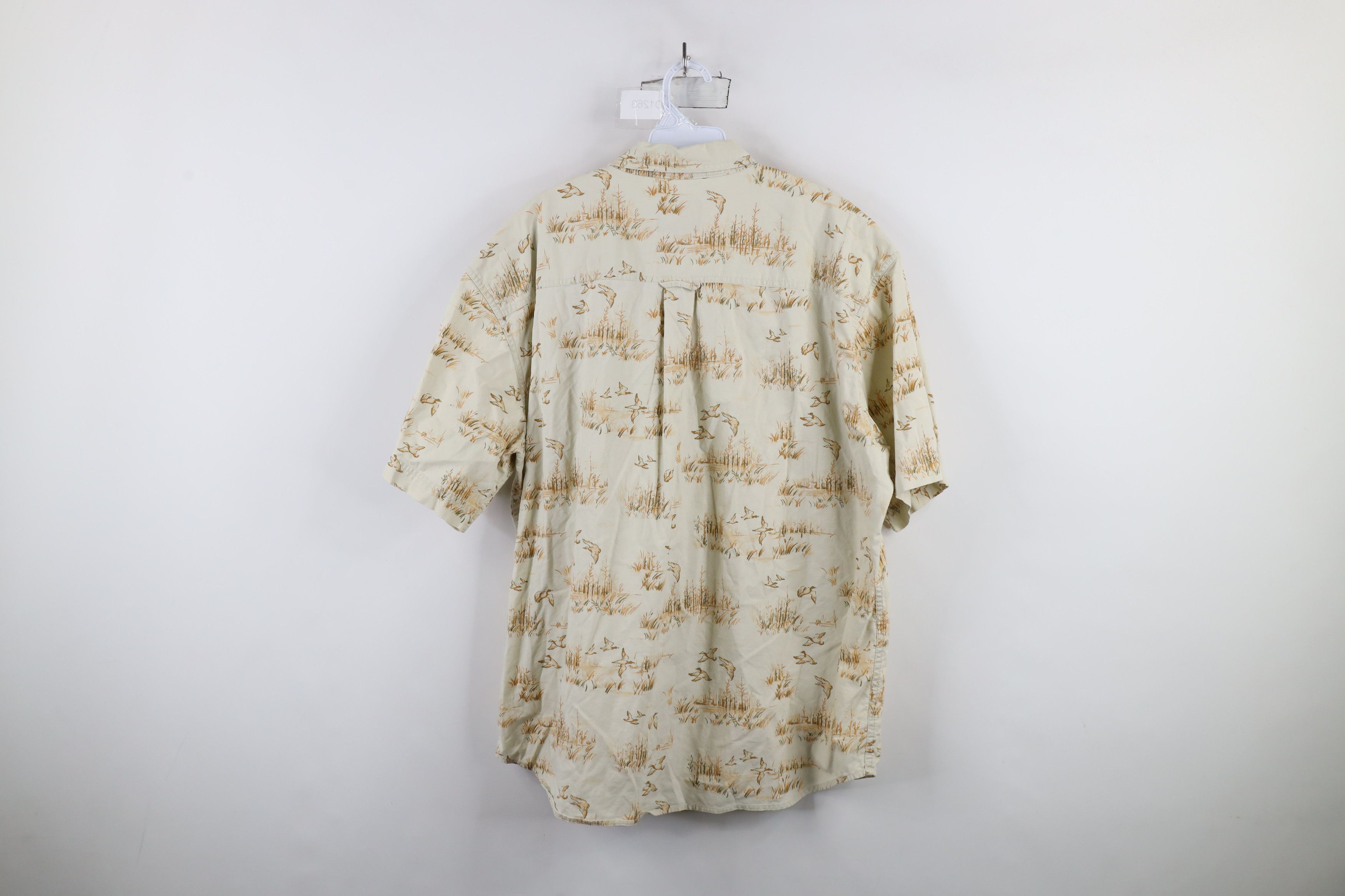 Vintage × Woolrich Woolen Mills Vintage 90s Woolrich Print Short Sleeve Button Down Shirt Size US L / EU 52-54 / 3 - 10 Thumbnail