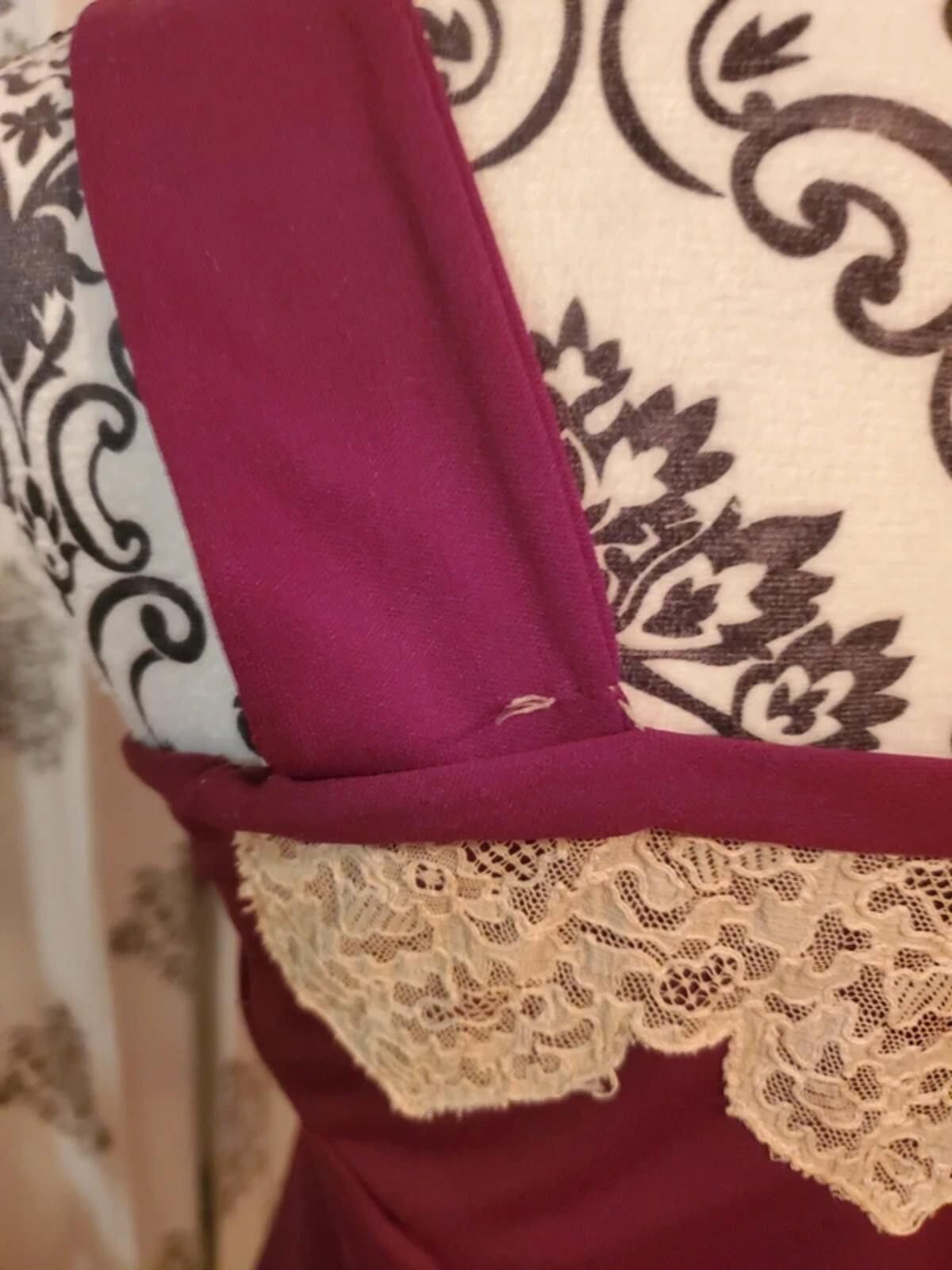 Other Burgundy Lace Tank Top Size ONE SIZE - 4 Thumbnail