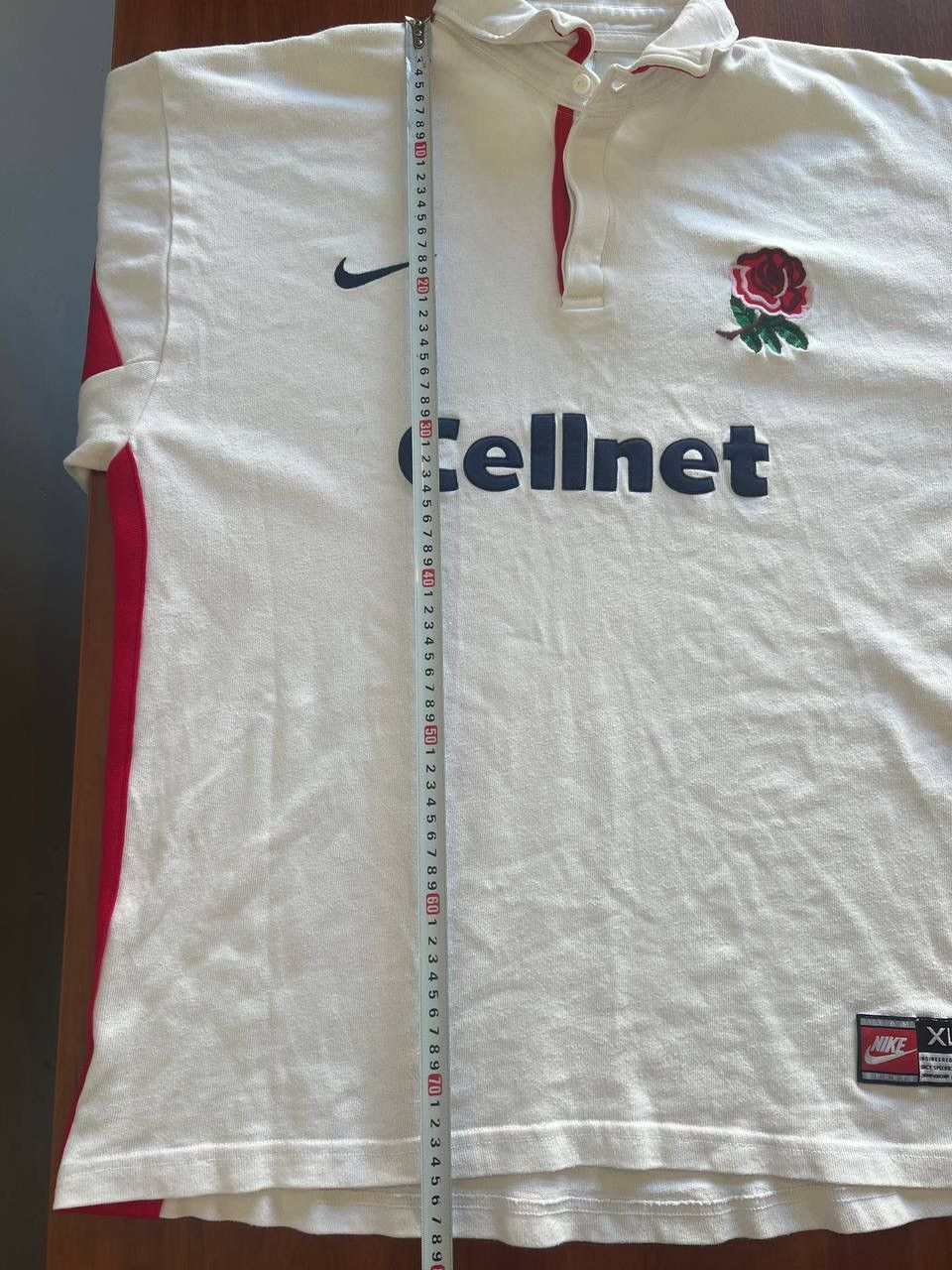 Nike 1997/99 ENGLAND NATIONAL TEAM RUGBY UNION VINTAGE JERSEY XL Size US XL / EU 56 / 4 - 16 Thumbnail