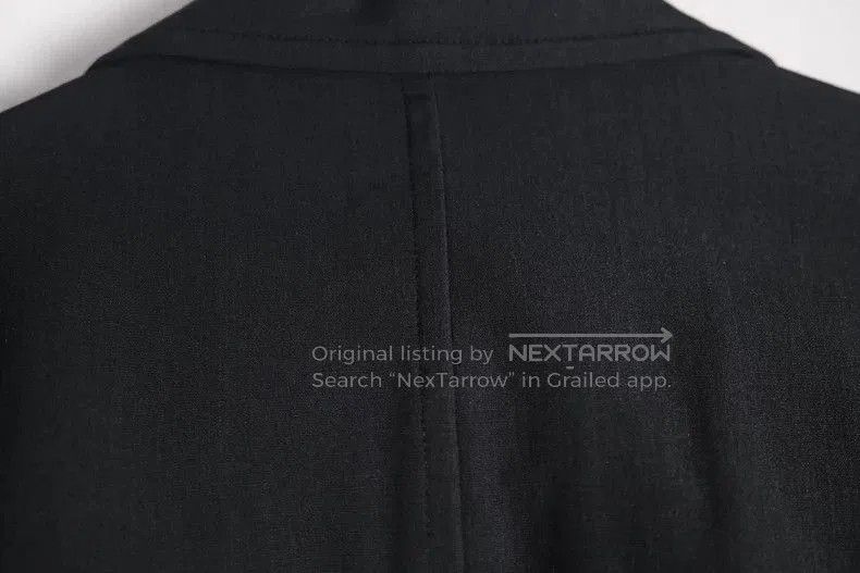 Yohji Yamamoto Yohji Yamamoto Black Jacket with Minimal Wear Size US S / EU 44-46 / 1 - 9 Thumbnail