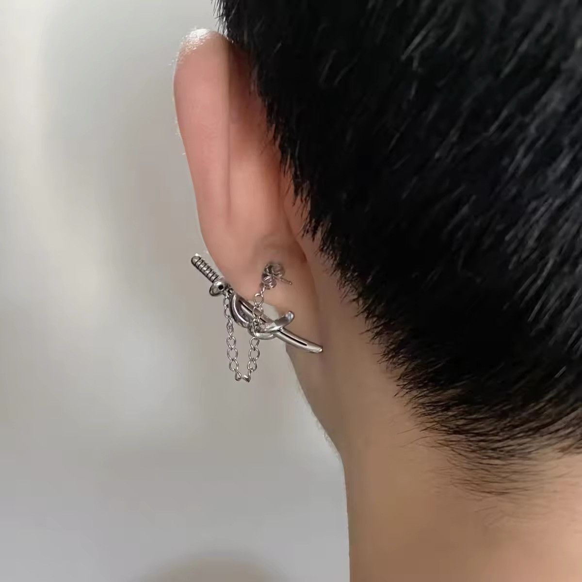 Vintage Katana Sword Drop Earring Size ONE SIZE - 2 Thumbnail