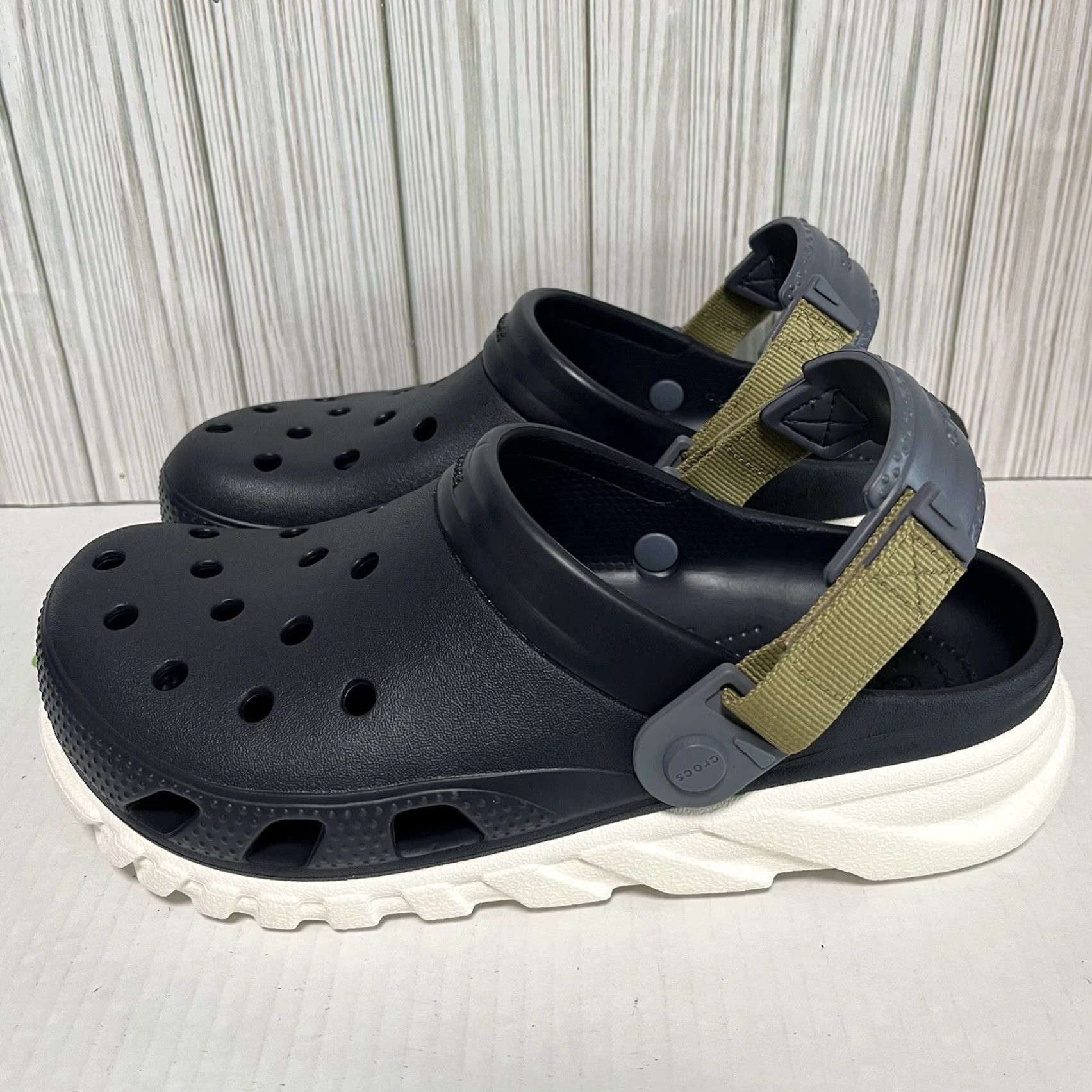 Crocs Crocs Clog Sneaker Navy Blue Marine NEW Unisex Adults W9 M7 2024 Minions Classic Crocs Duet Max 2 Clog Shoes Shoes Size US 9 / IT 39 - 2 Thumbnail