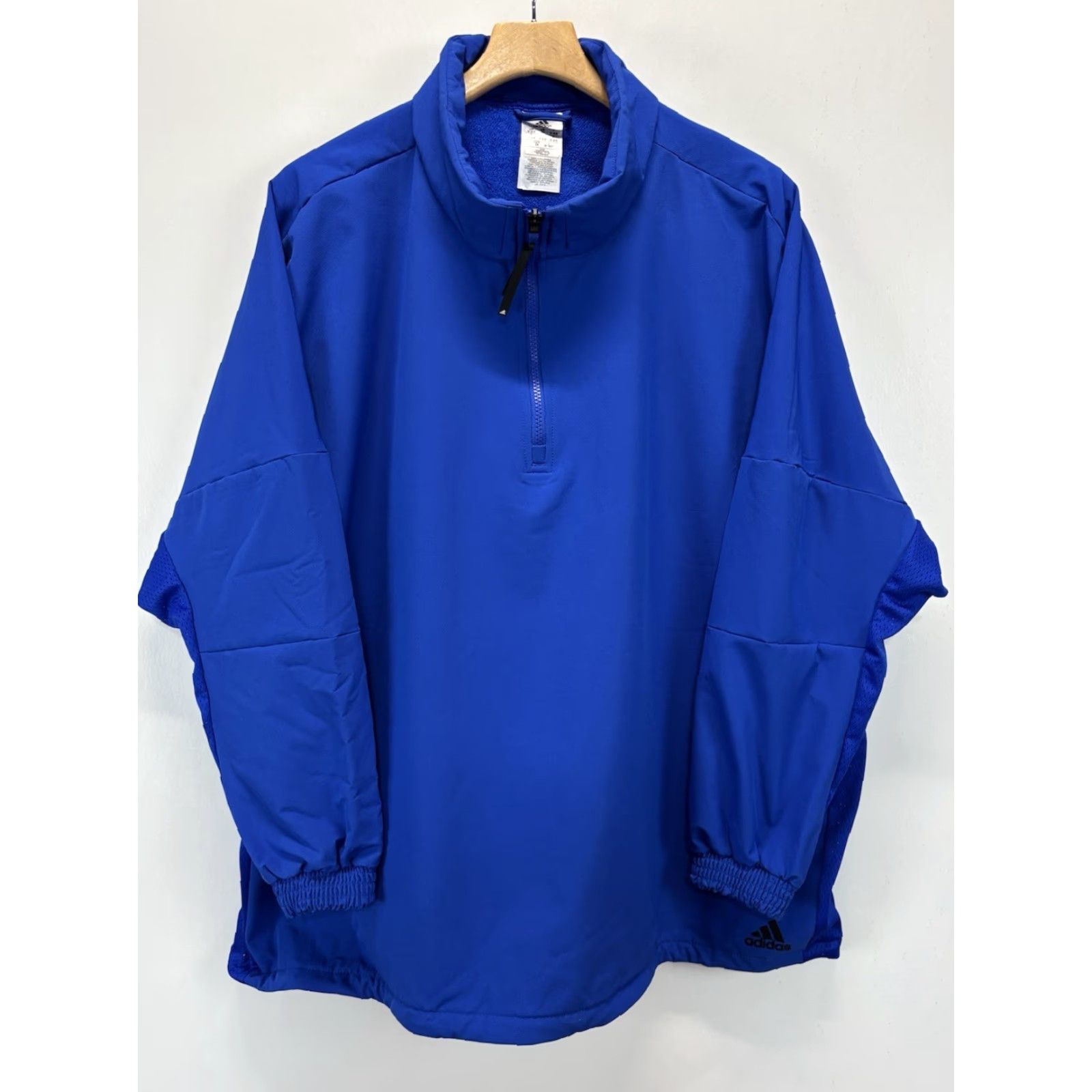 Adidas Adidas Cold.Rdy Pullover Jacket 3X Plus Womens Royal Blue Fleece Lined 1/4 Zip Size XXL / US 16-18 / IT 52-54 - 2 Thumbnail