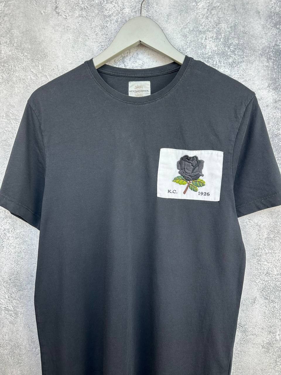 Kent & Curwen Kent & Curwen Black Rose Patch T-Shirt KC 1926 Size US S / EU 44-46 / 1 - 4 Thumbnail