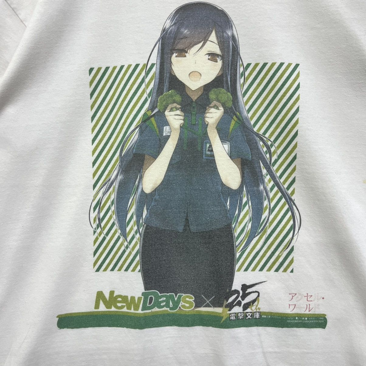 Anime NewDays x Accel World Kuroyukihime Anime Artwork Japan Tee Size US L / EU 52-54 / 3 - 2 Thumbnail
