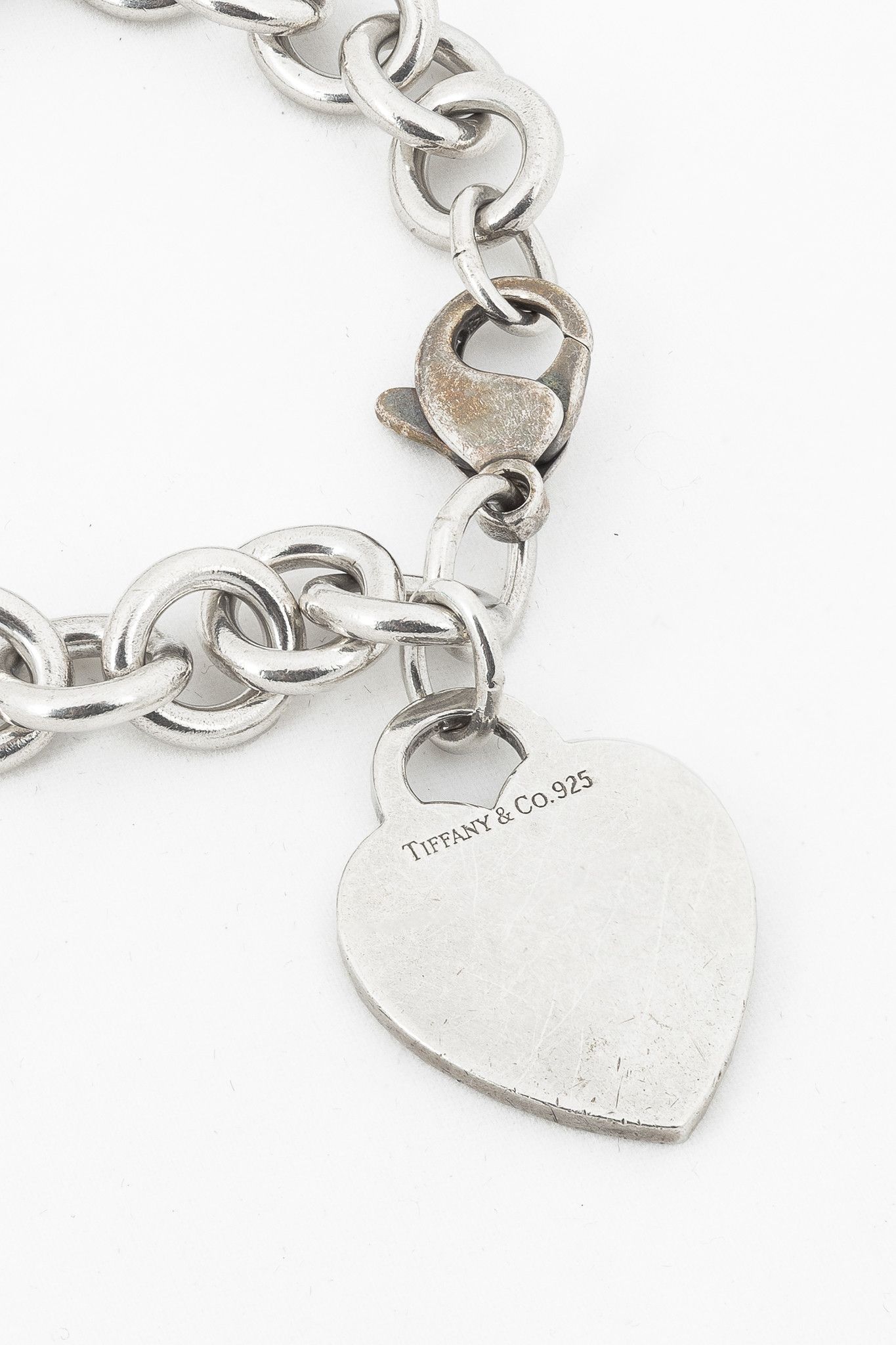 Tiffany & Co. Tiffany & Co. Sterling Silver Heart Tag Chain Bracelet Size ONE SIZE - 2 Thumbnail