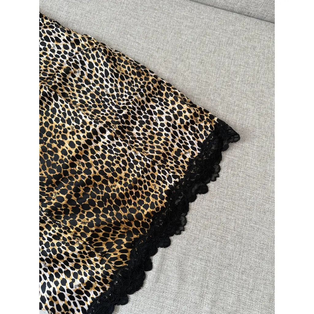 Dolce & Gabbana Dolce & Gabbana Vintage Leopard Lace Slip Dress Medium Size M / US 6-8 / IT 42-44 - 4 Thumbnail