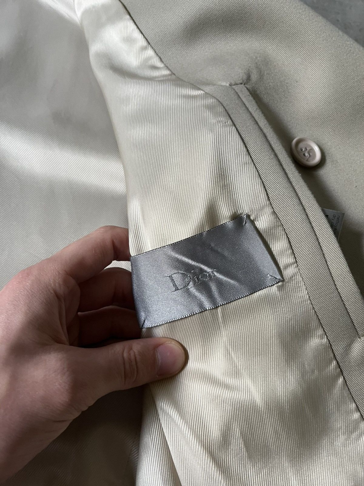 Dior Dior Homme S/S 08 coat beige belted rare Size US M / EU 48-50 / 2 - 22 Thumbnail
