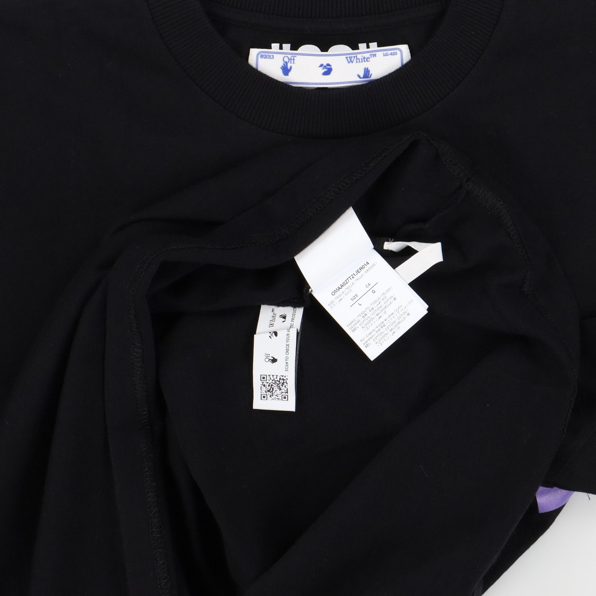 Off-White Black Tokyo Exclusive Arrows T-Shirt Size US L / EU 52-54 / 3 - 4 Thumbnail