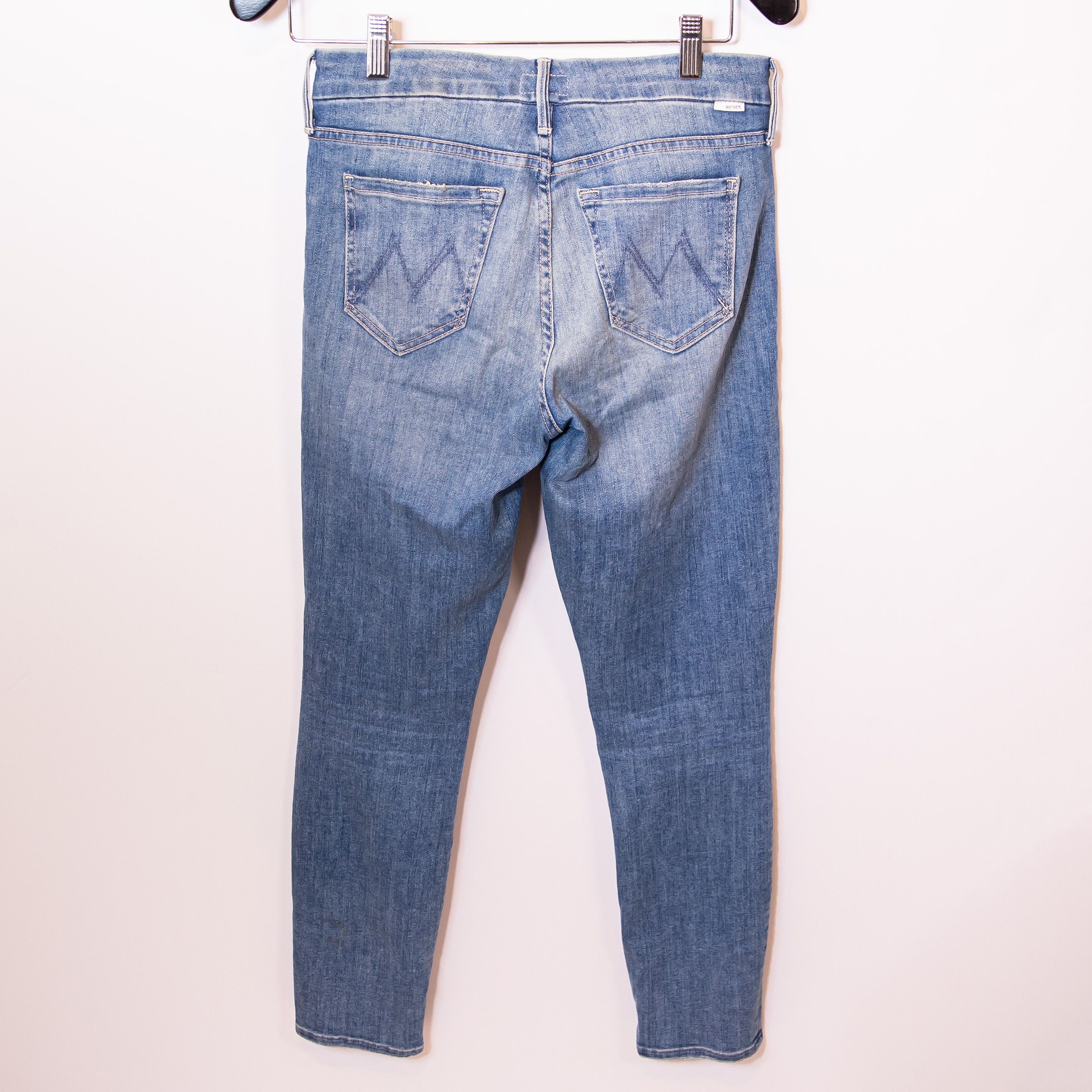 MOTHER Mother Denim The Looker Crop Cotton Stretch Size 25" / US 0 / IT 36 - 4 Thumbnail