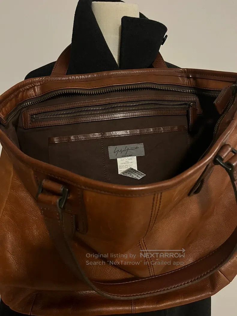 Yohji Yamamoto yohji yamamoto Brown handbag, tote Size ONE SIZE - 4 Thumbnail