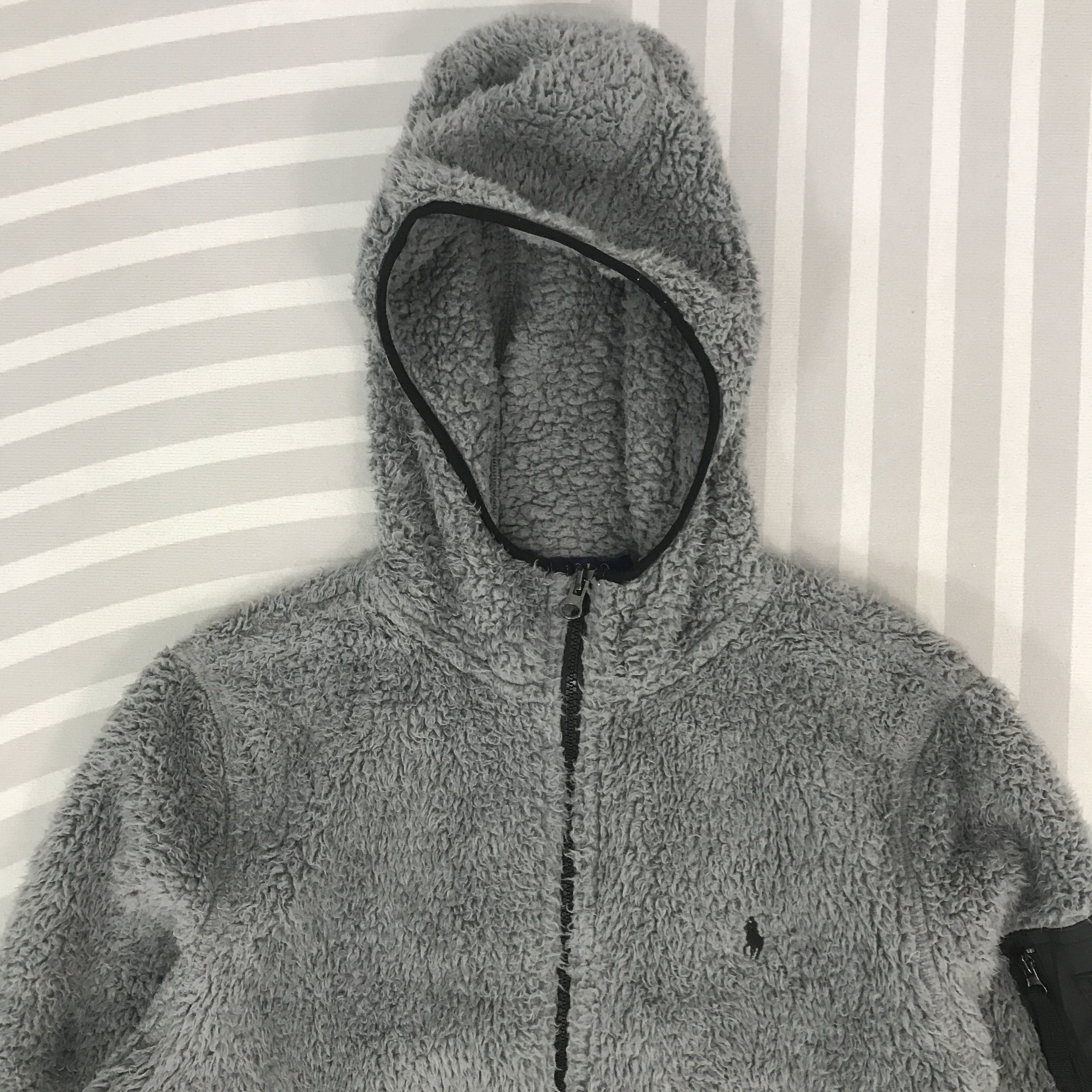 Polo Ralph Lauren × Vintage Polo Ralph Lauren Fleece hoodie Jacket Size US S / EU 44-46 / 1 - 2 Thumbnail