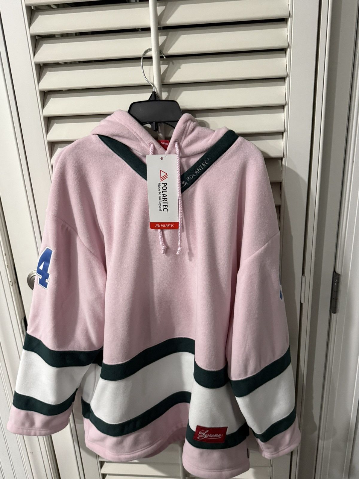 Supreme Supreme Polartec Hooded Hockey Jersey Size US L / EU 52-54 / 3 - 8 Thumbnail