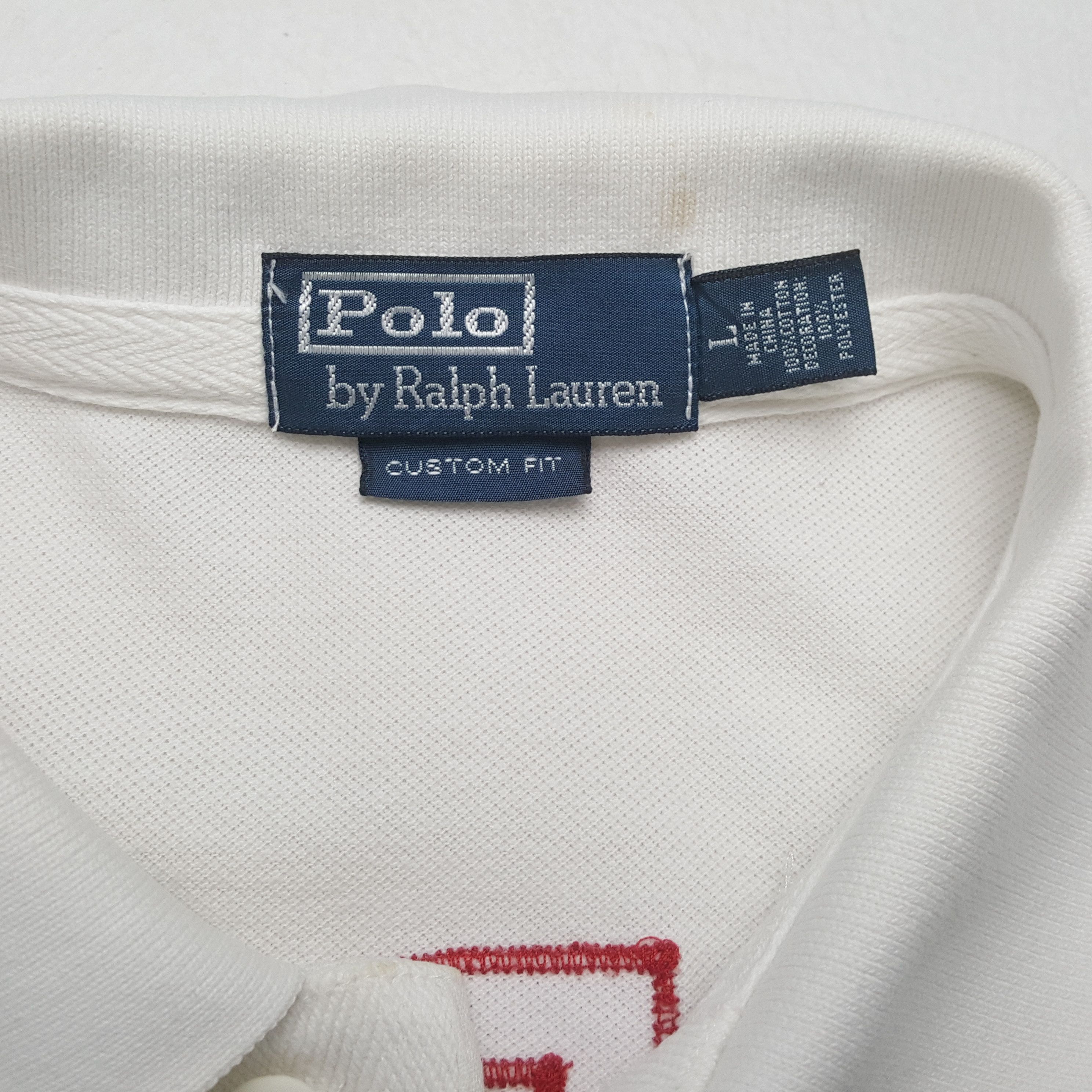 Polo Ralph Lauren × Vintage POLO by RALPH LAUREN Great Britain Design Casual Style Polos Size US L / EU 52-54 / 3 - 9 Thumbnail