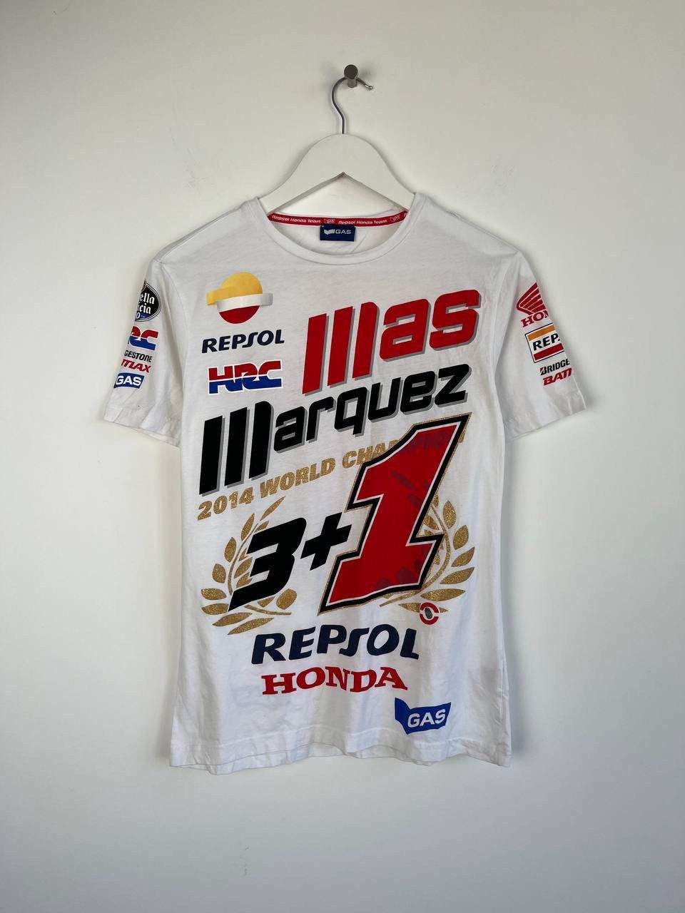 Other Gas Honda Marquez Motorsport Racing 2014 Tee Size US S / EU 44-46 / 1 - 1 Thumbnail