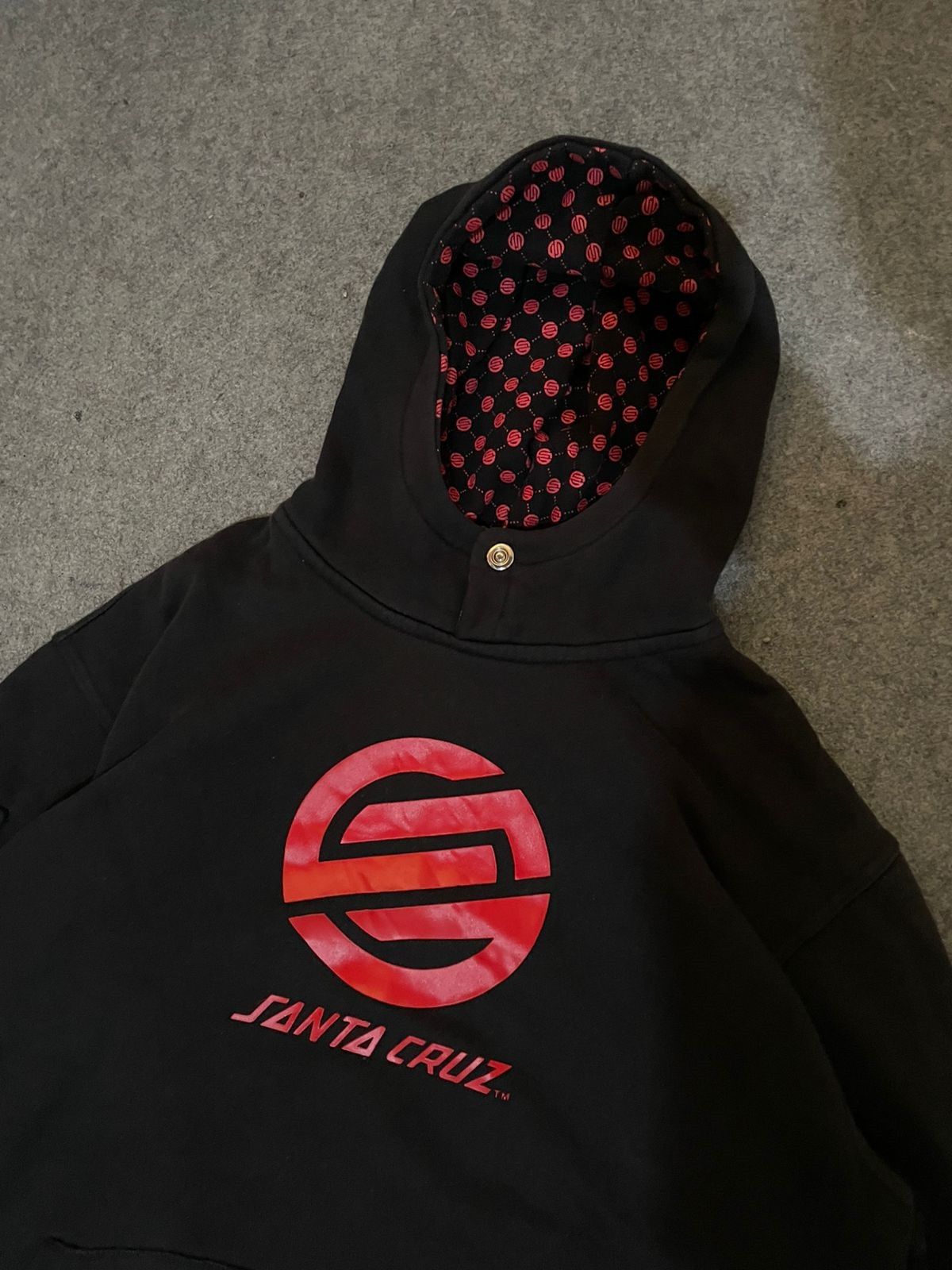 Santa Cruz Skateboards HOODIE SANTA CRUZ VINTAGE DOUBLE LAYER RARE Size US XXL / EU 58 / 5 - 2 Thumbnail
