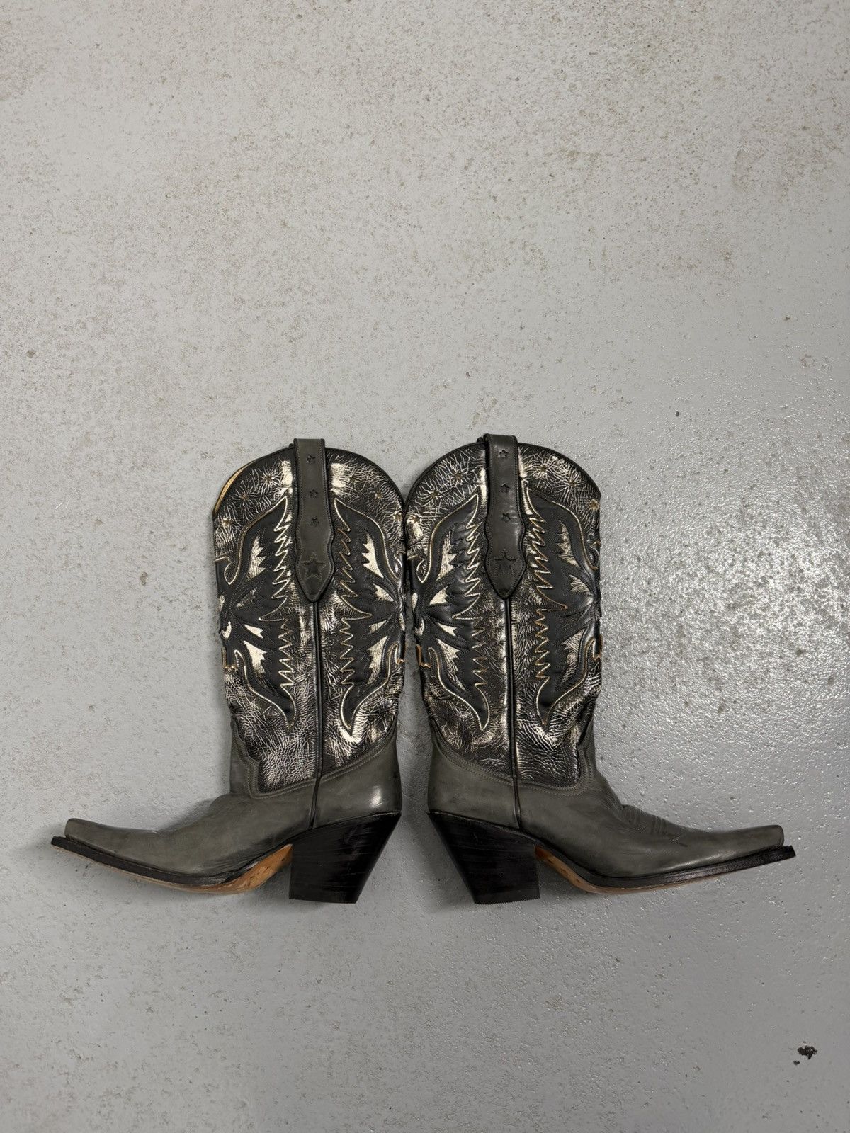 Sendra Sendra Leather Embroidered Leather Cowboy Boots Size US 7 / IT 37 - 4 Thumbnail