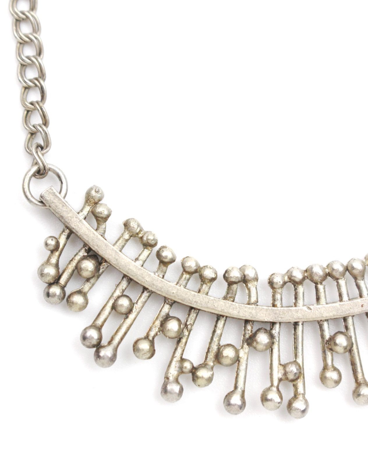 If Six Was Nine 1990S JAPANESE MADE ATOMIC FRINGE CURVED BAR NECKLACE Size ONE SIZE - 3 Thumbnail
