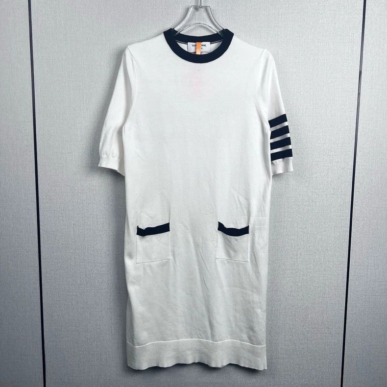 Thom Browne Thom Browne Classic wool striped puppy dress Size S / US 4 / IT 40 - 1 Thumbnail