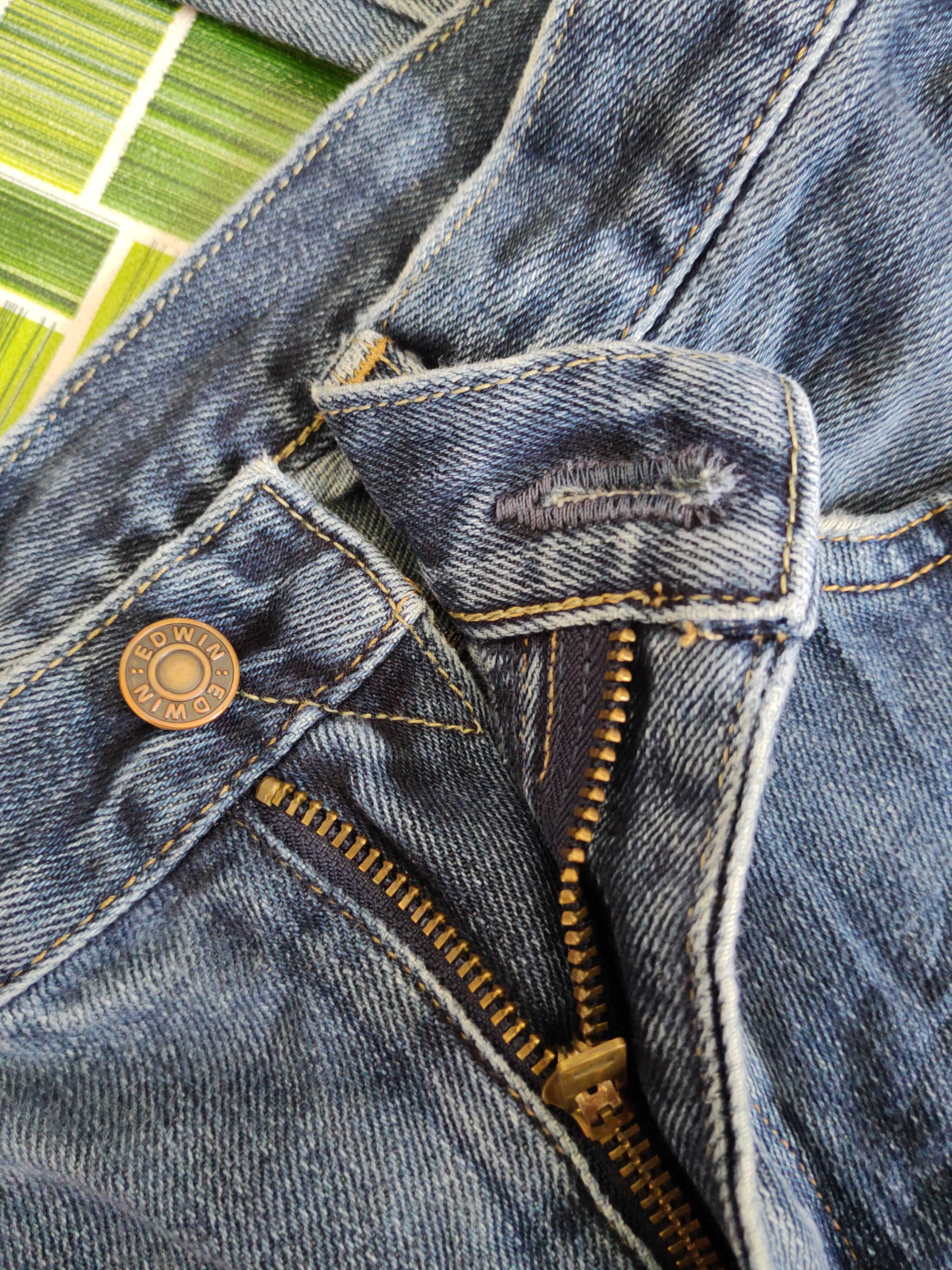 Edwin Edwin Blue Distressed Ripped Jeans #S1672 Size US 29 - 14 Thumbnail