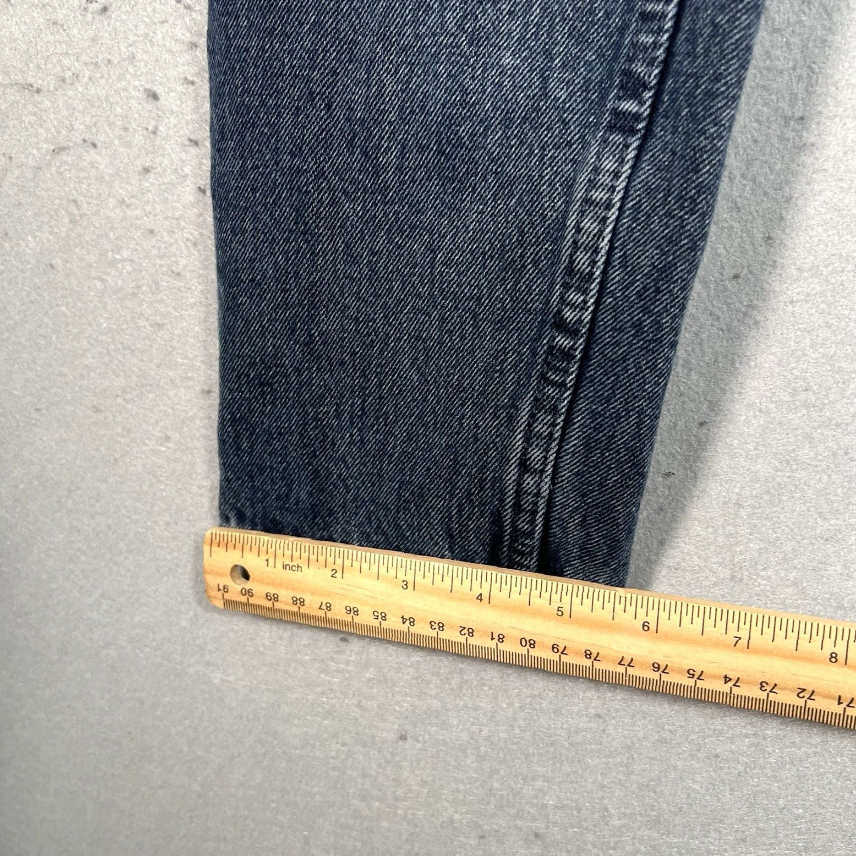 Zara Zara Jeans Womens Size 2 Tapered Leg Black Medium Wash 100% Cotton Size 26" / US 2 / IT 38 - 6 Thumbnail