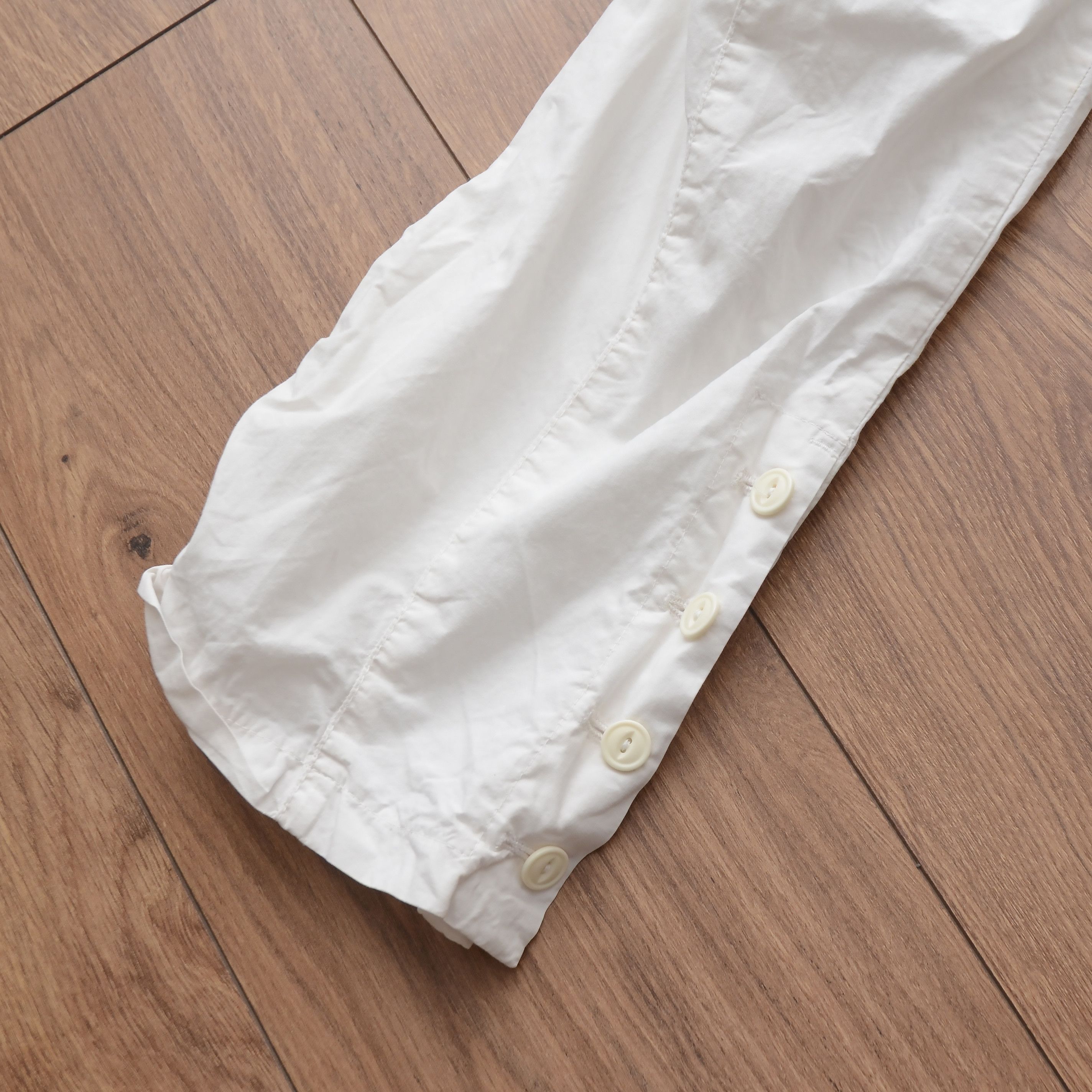 Marithe + Francois Girbaud Vintage 2000s Marithé François Girbaud Pants White Size 29 Size 29" - 13 Thumbnail