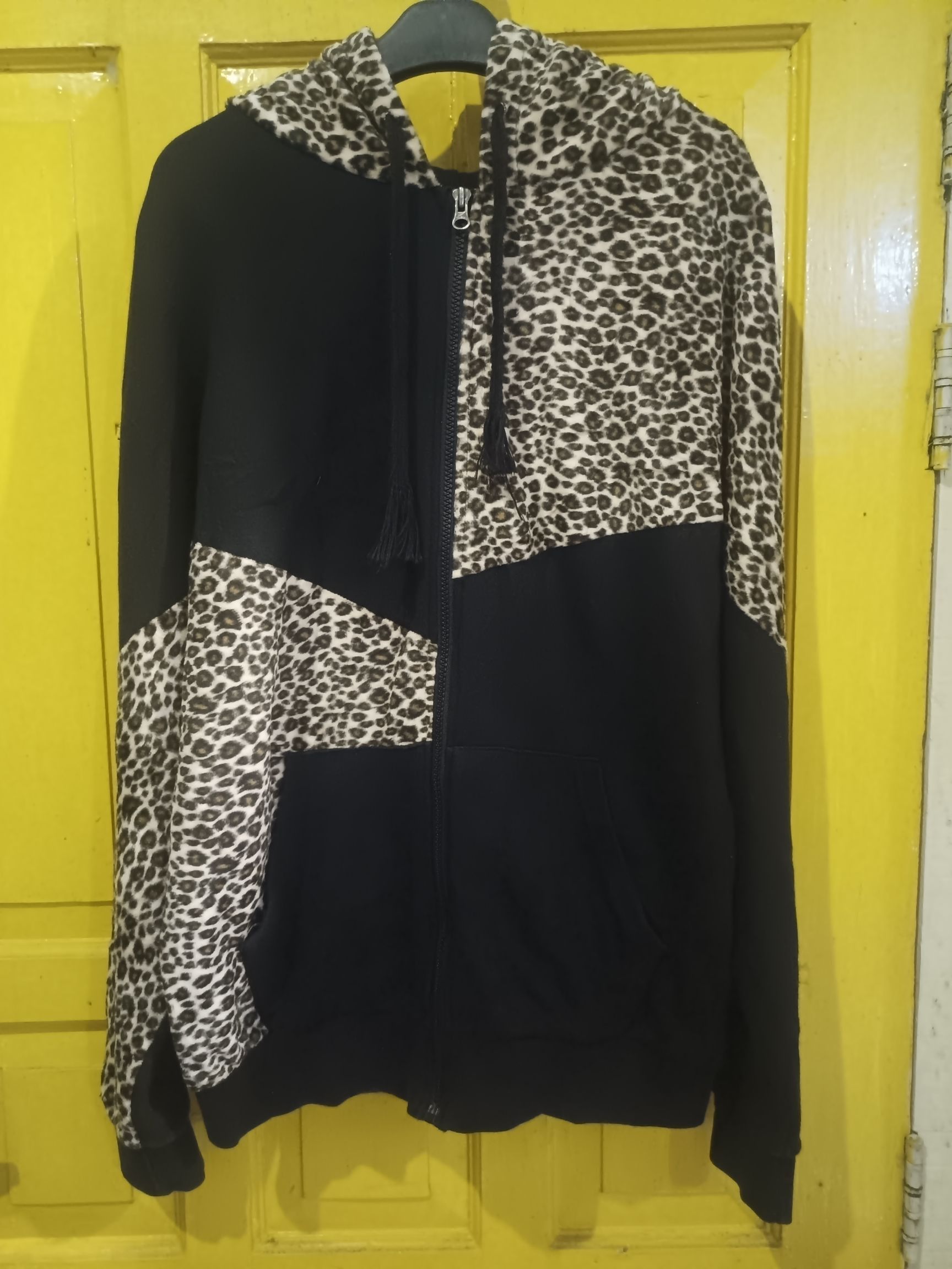 Beauty Beast × Hysteric Glamour × Japanese Brand Leopard Batwing Zip Hoodie if6was9 LGB style "No Tags" Size US XL / EU 56 / 4 - 7 Thumbnail