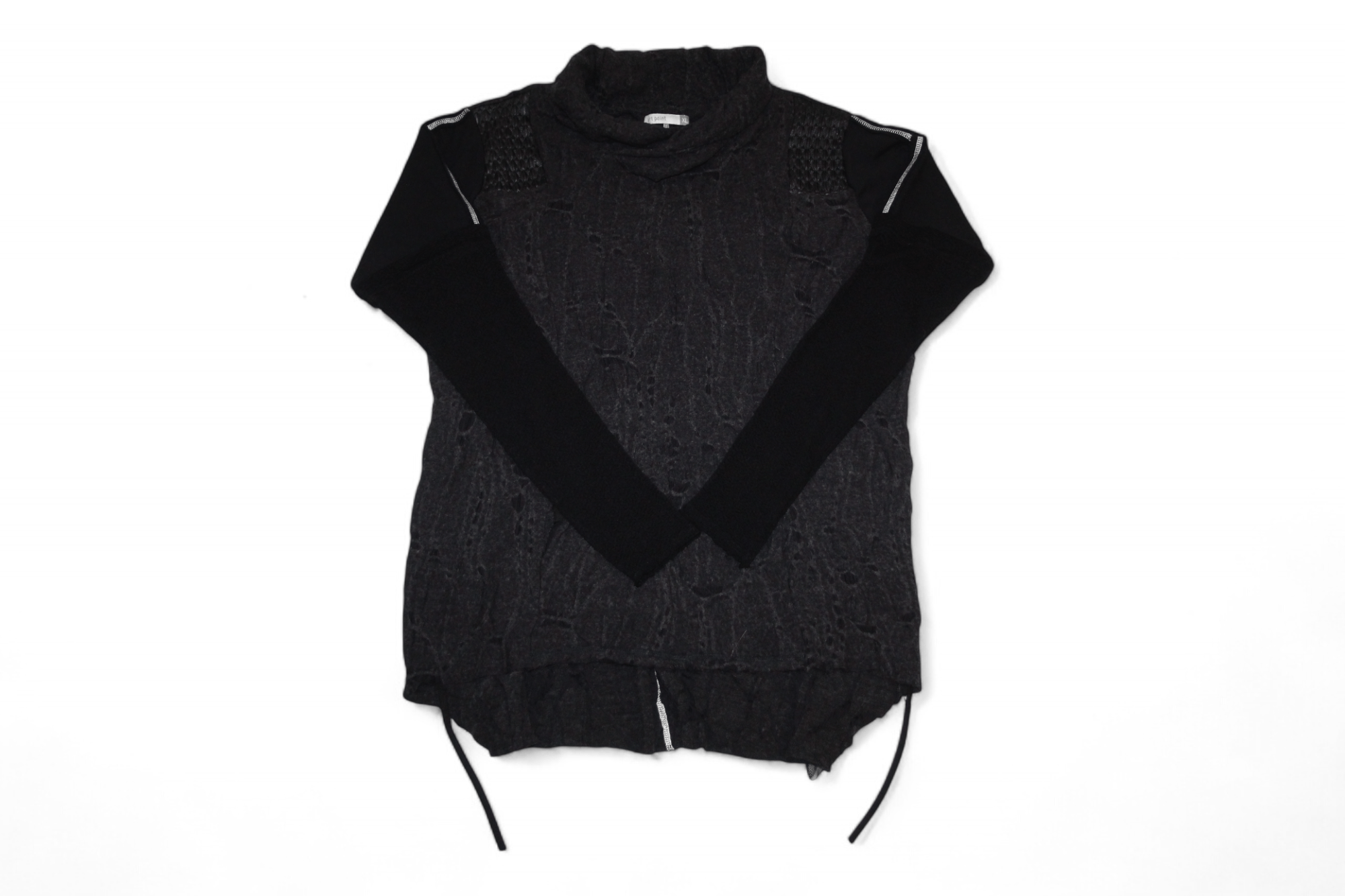 First Aid To The Injured 🔥ARTpoint Vienna mock-neck draped loose jumper Size US XL / EU 56 / 4 - 1 Thumbnail