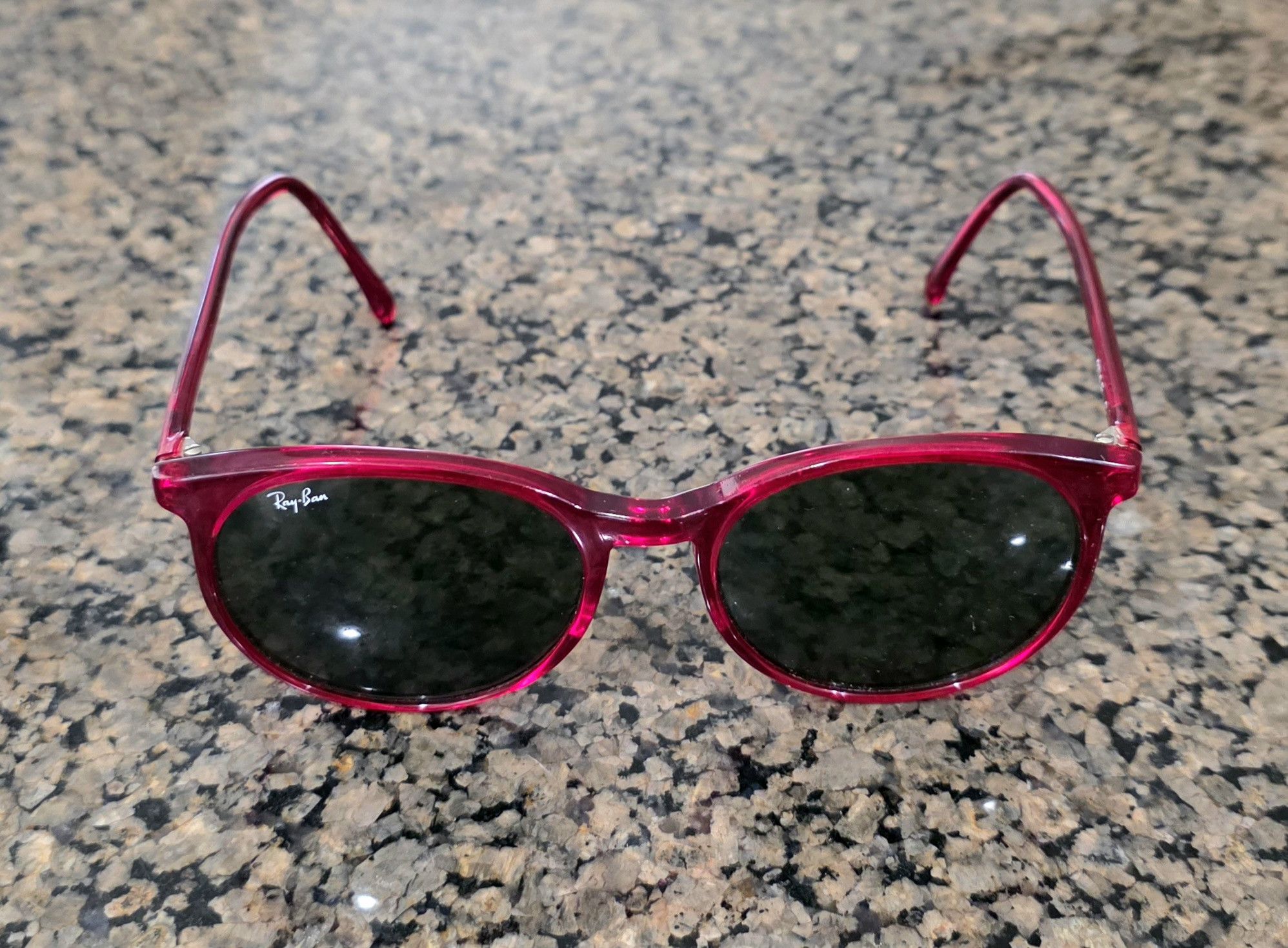 RayBan Ray Ban Bausch & Lomb Sunglasses Style C B&L Rare Red Frame Size ONE SIZE - 3 Thumbnail