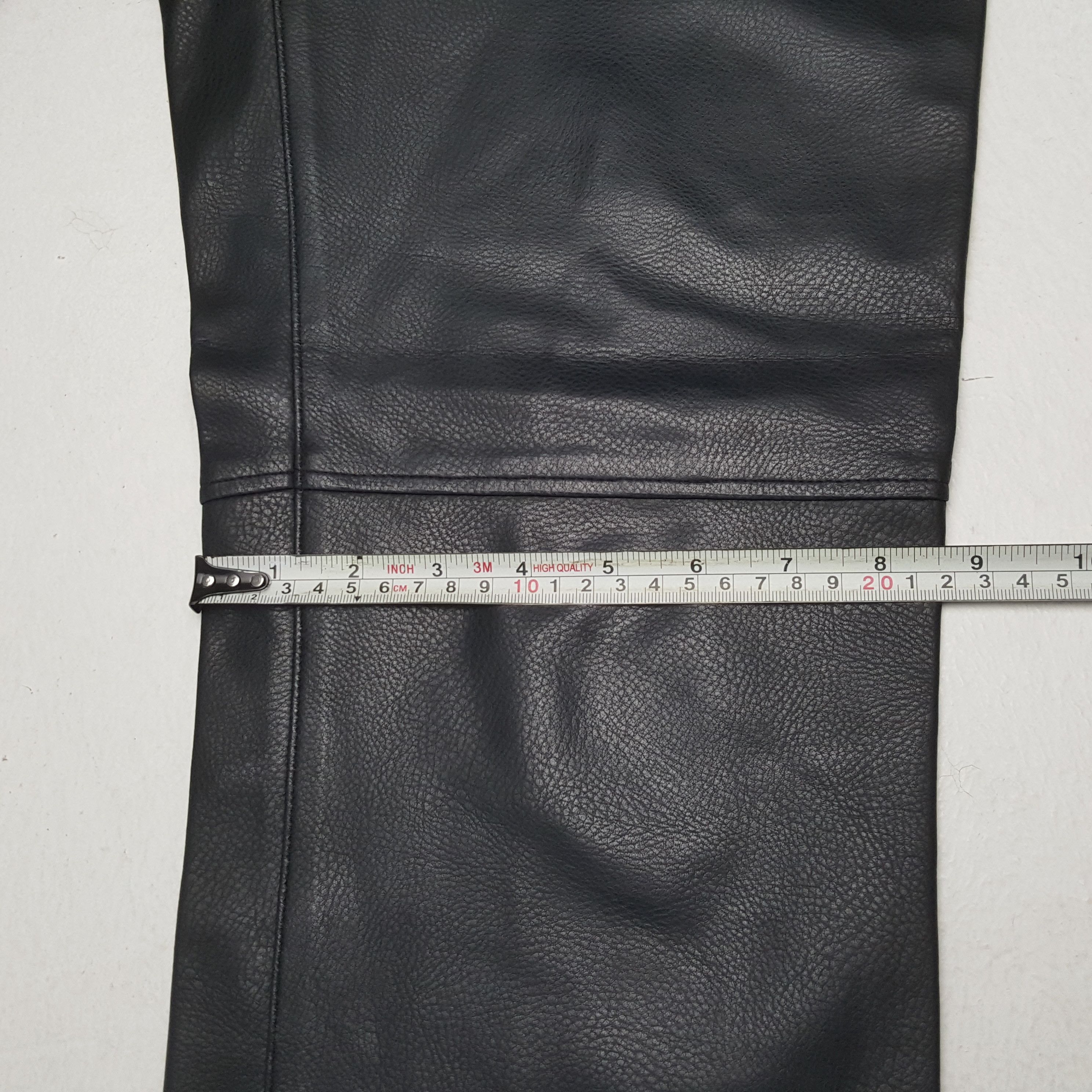 Marella × Vintage Vintage MARELLA TRICOT Italian Fashion Brand Leather Pants Size 28" / US 6 / IT 42 - 10 Thumbnail