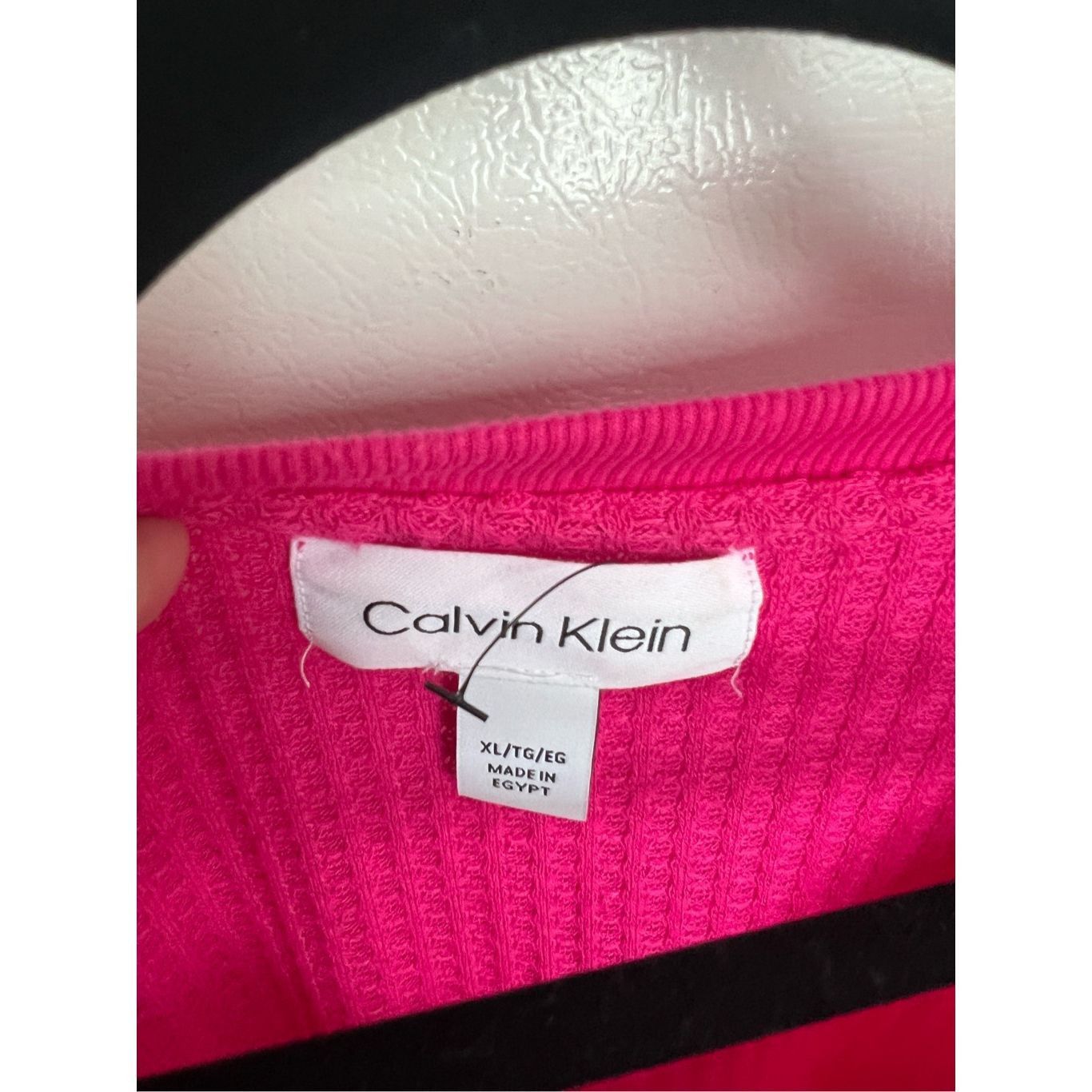 Calvin Klein Calvin Klein Pink Long Sleeve Top Woman’s Size XL Size XL / US 12-14 / IT 48-50 - 4 Thumbnail