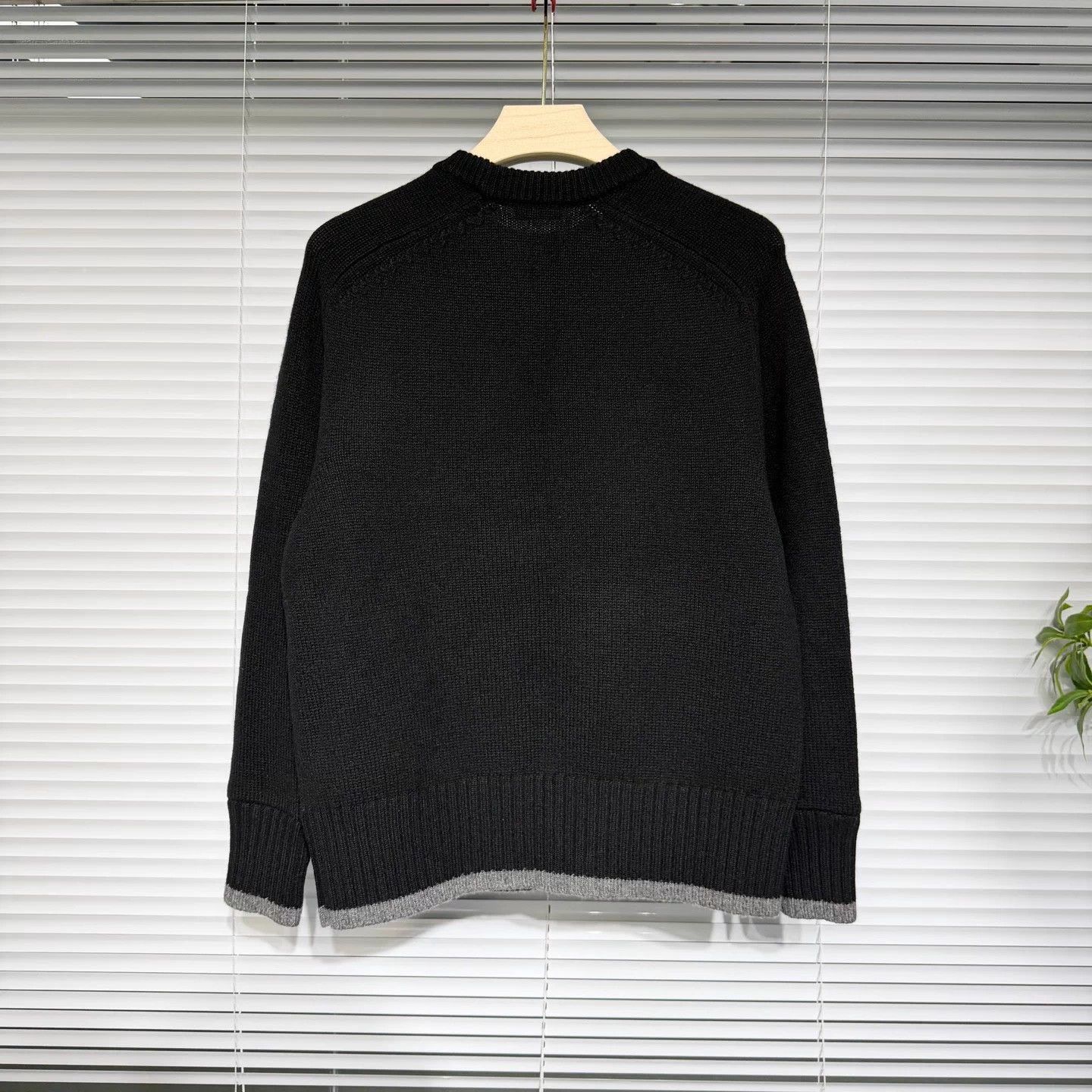 Dior DIOR Black Intarsia Logo Knit Sweater S Size US S / EU 44-46 / 1 - 2 Thumbnail