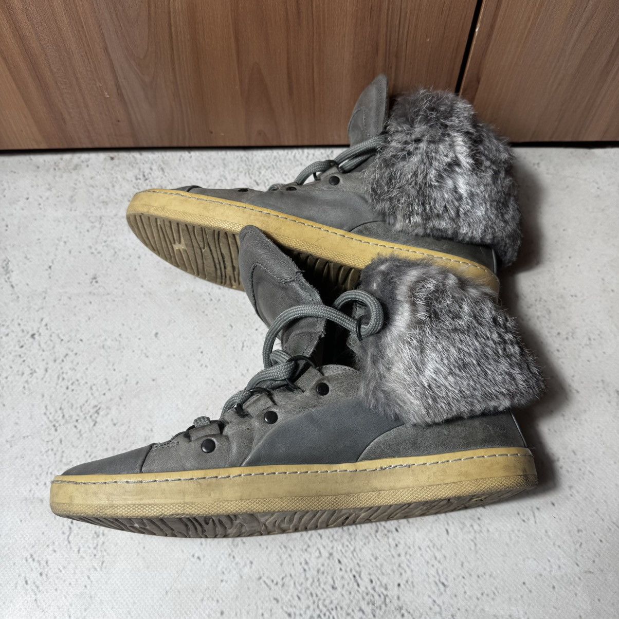 Alexander McQueen × Puma vintage alexander mcqueen x puma fuzzy sneakers rare 25 cm Size US 9 / IT 39 - 7 Thumbnail