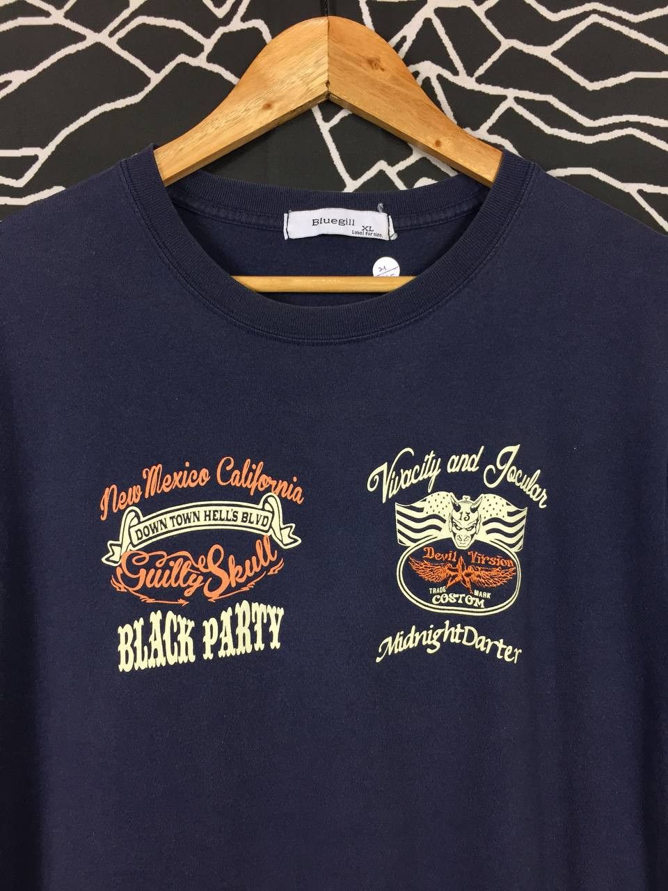 Japanese Brand × Vintage Bluegill New Mexico California Guilty Skull Tee Size US XL / EU 56 / 4 - 6 Thumbnail