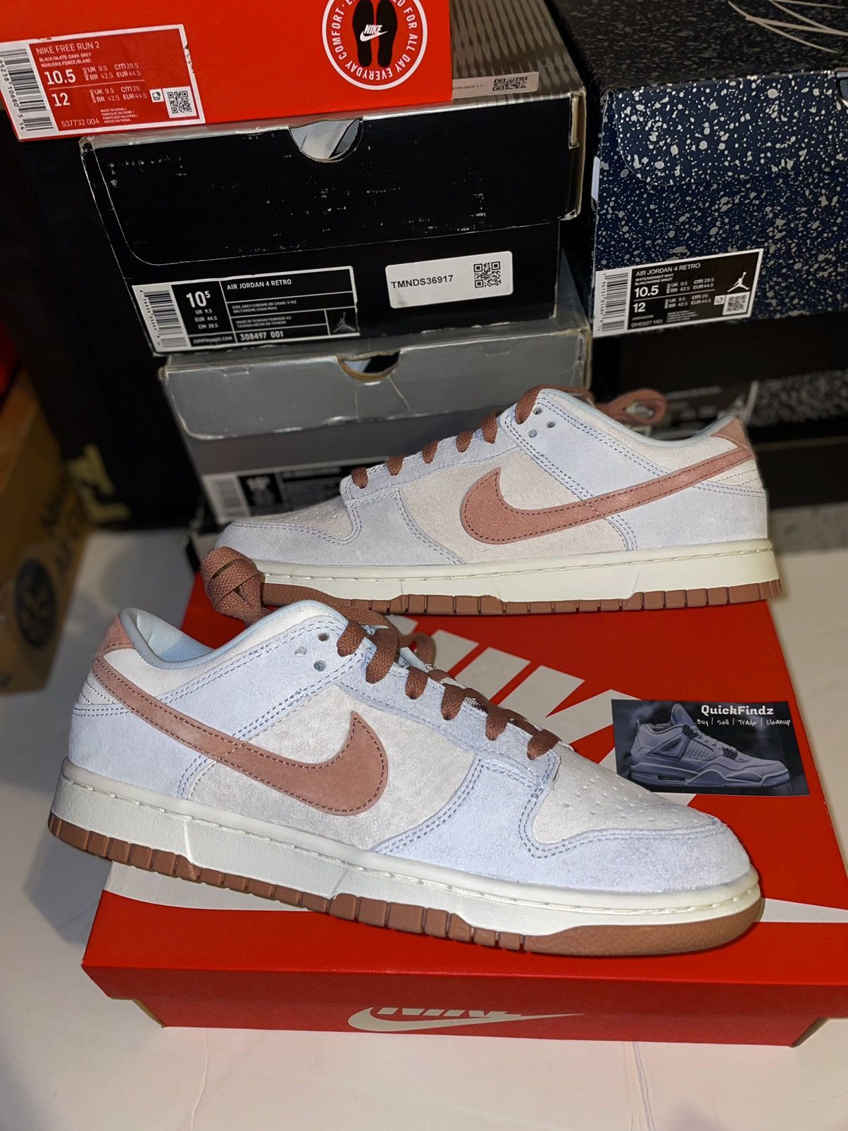 Nike 🏵Dunk Low Premium ‘Fossil Rose’🏵 2022 Size US 10.5 / EU 43-44 - 1 Thumbnail