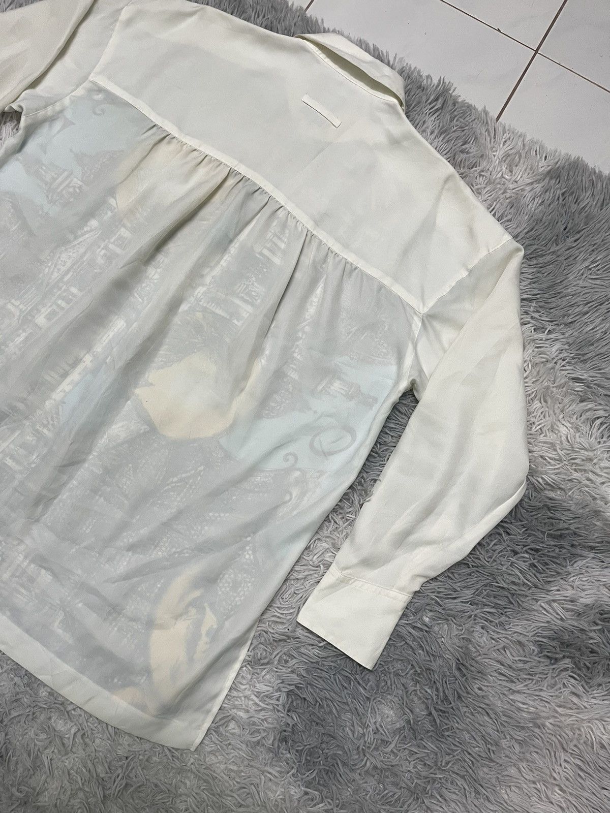 Designer RARE 90s LUNA MATTINO COLORFUL ART BUTTON UP SIZE M L XL Size US L / EU 52-54 / 3 - 16 Thumbnail
