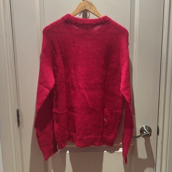 Andersson Bell ANDERSSON BELL large cherry red crew neck sweater ssense Size L / US 10 / IT 46 - 9 Thumbnail
