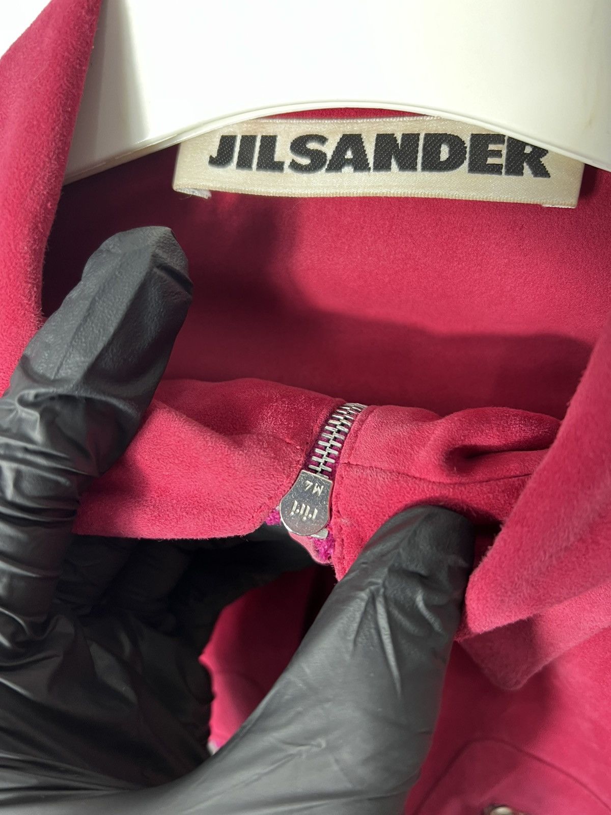 Jil Sander Vintage Rare Luxury Jil Sander Genuine Leather Suede Jacket Size M / US 6-8 / IT 42-44 - 7 Thumbnail